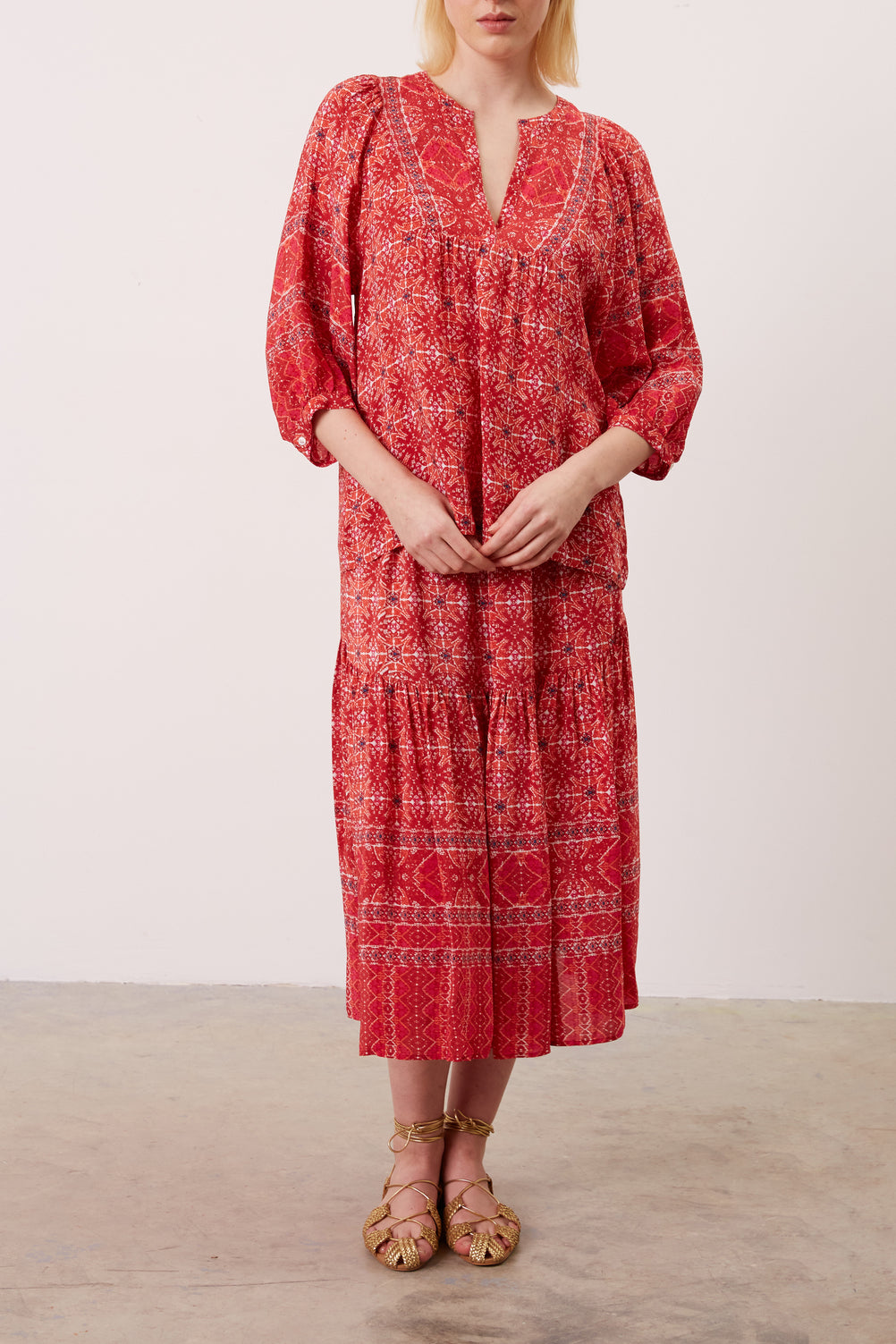 Blouse ethnique - COLETTE Faume - seconde main