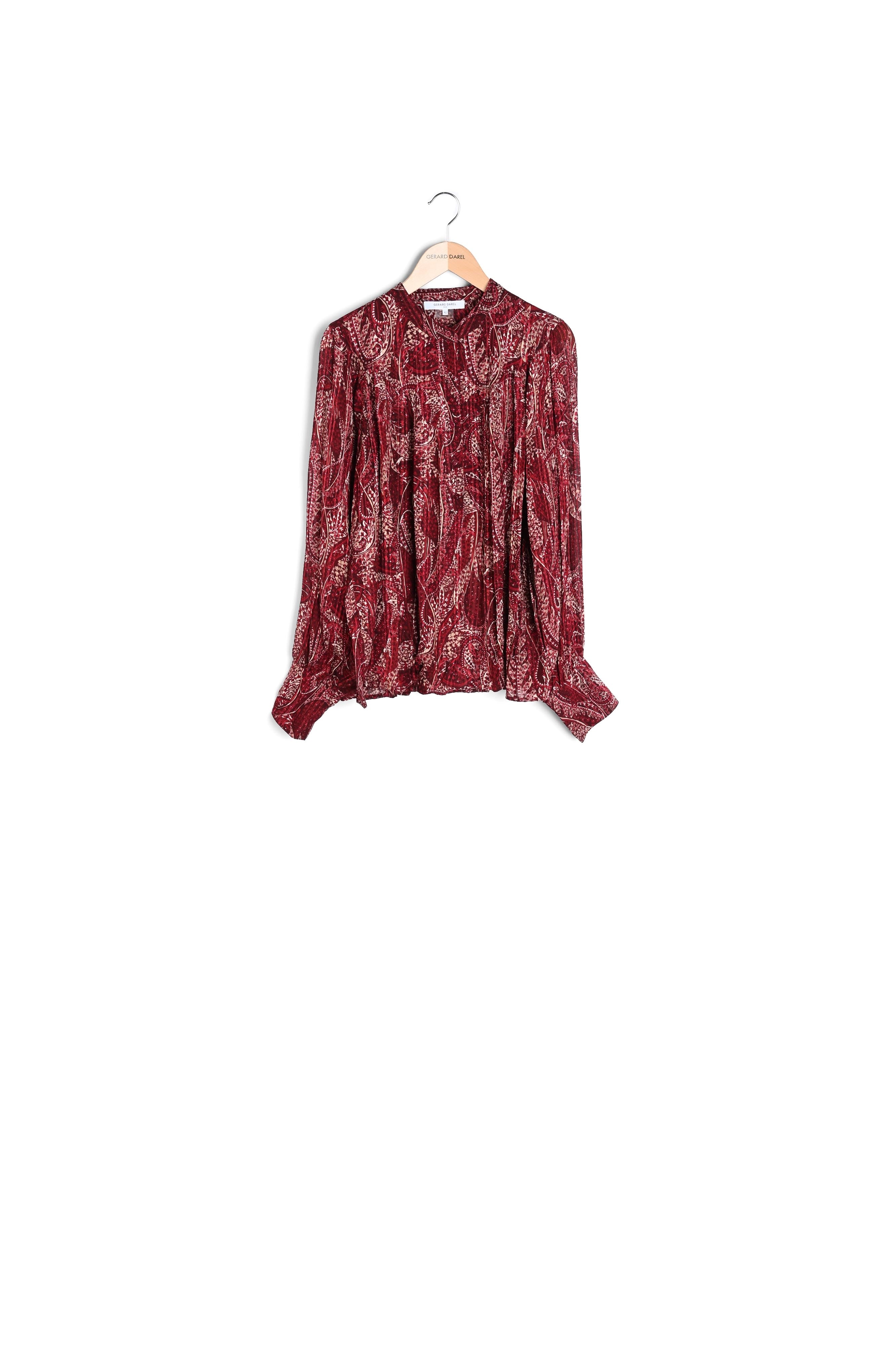 Blouse fluide à imprimé cachemire - CAMILL Faume - seconde main