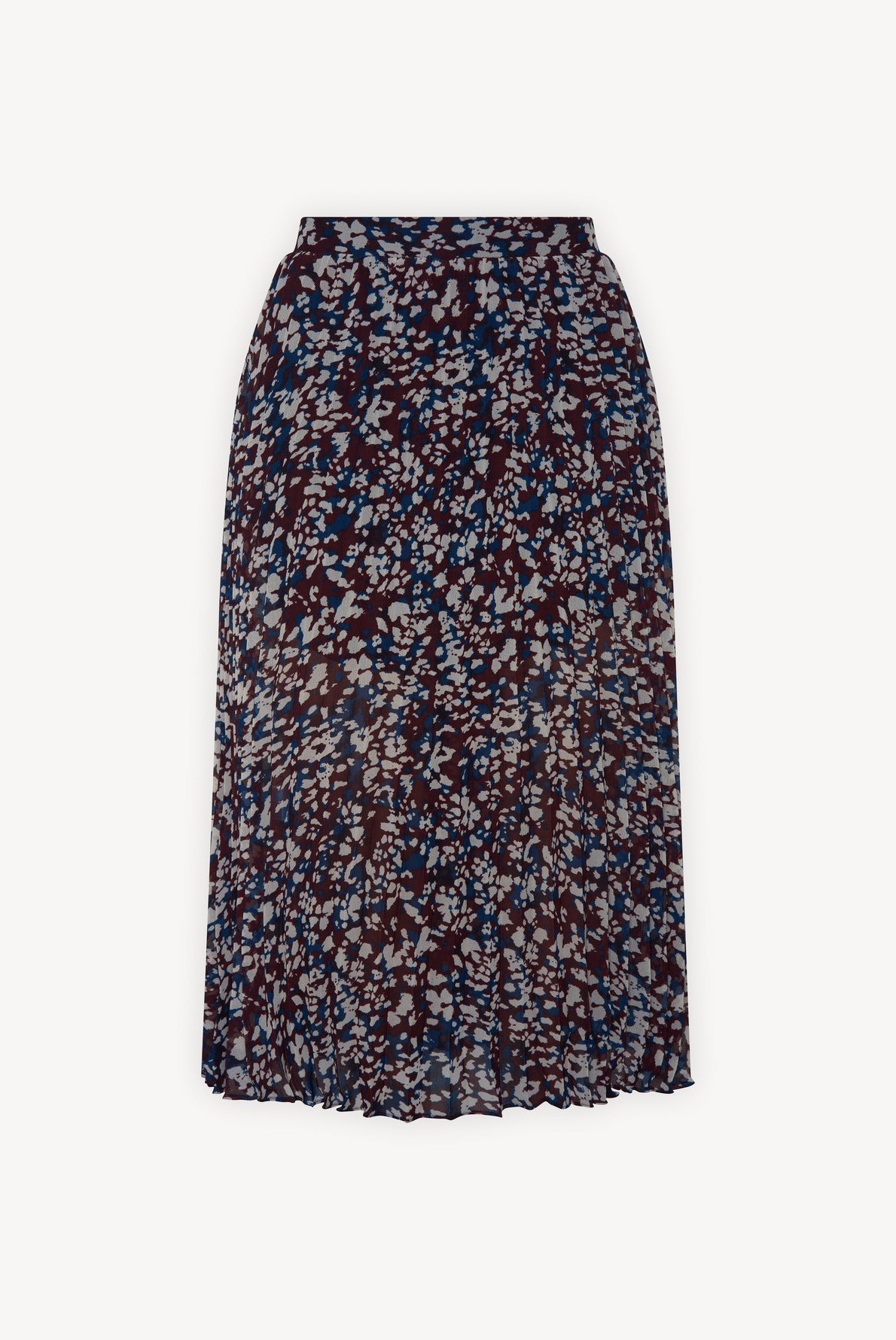 Jupe plissée à motif floral - BAIA Faume - seconde main