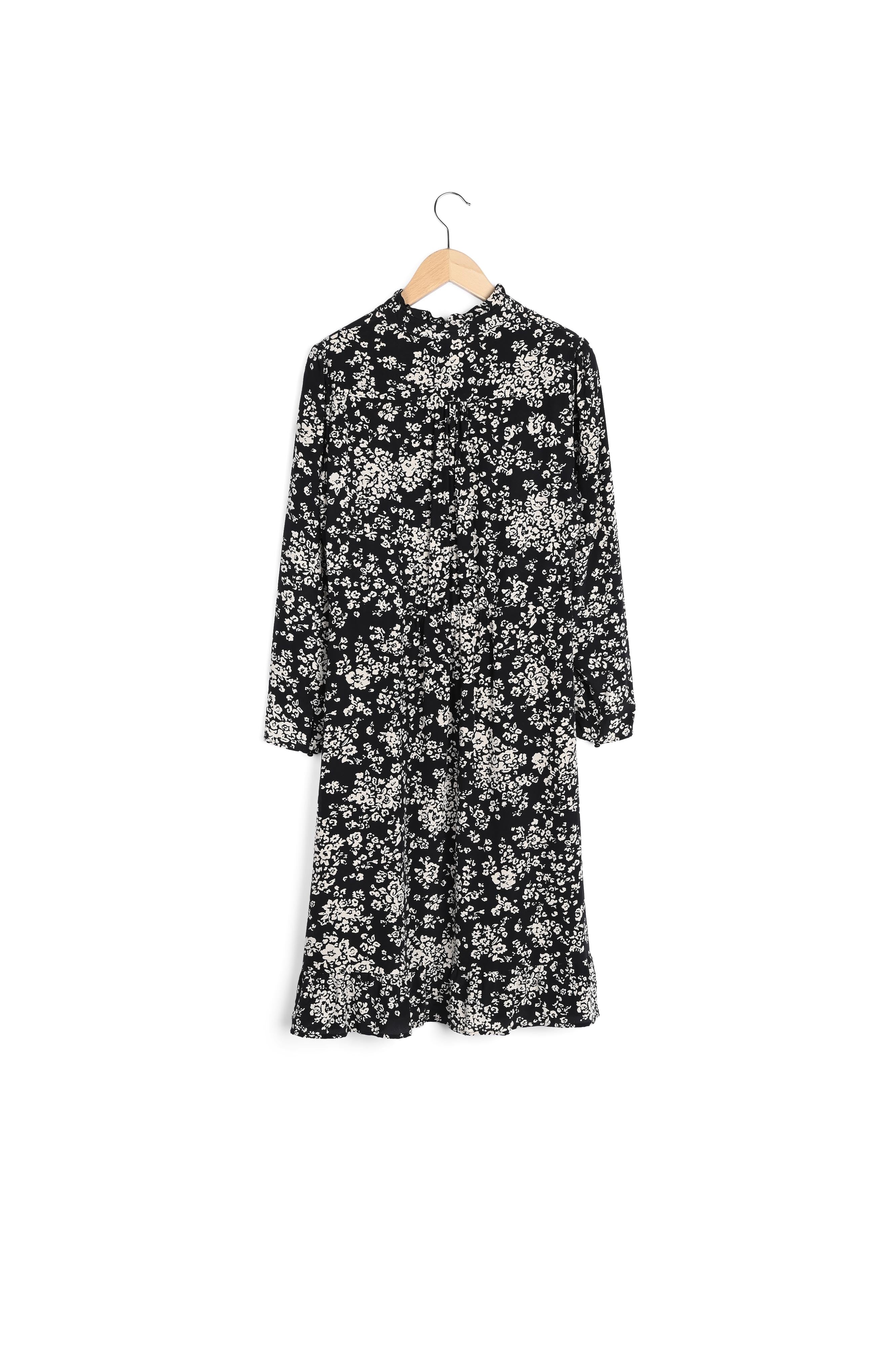 Robe longue en soie fleurie - JESS Faume - seconde main
