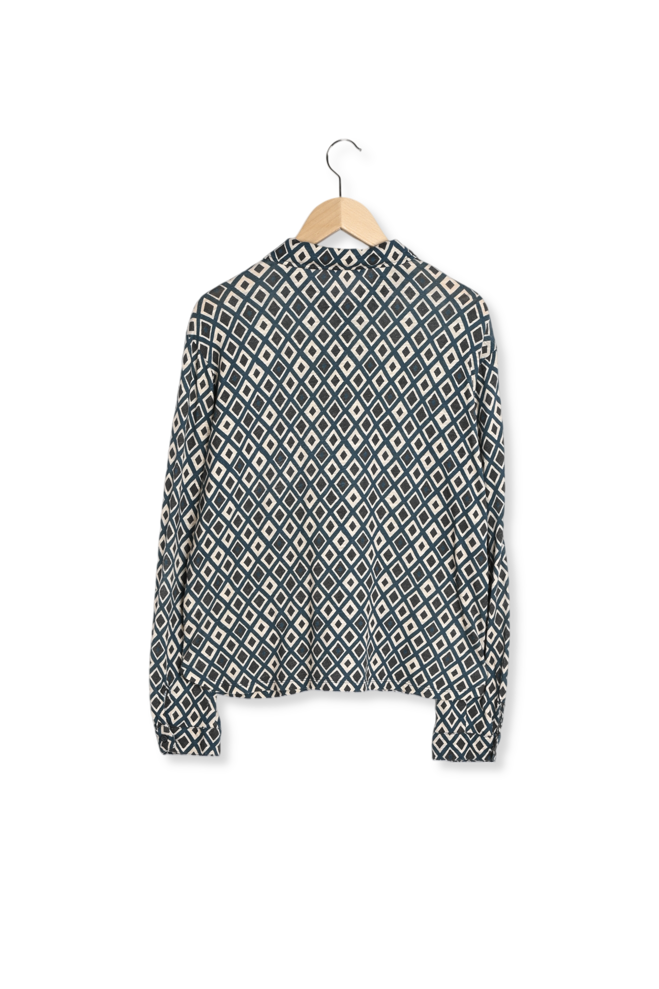 Chemise en coton imprimé Losanges - ABIGAEL Faume - seconde main