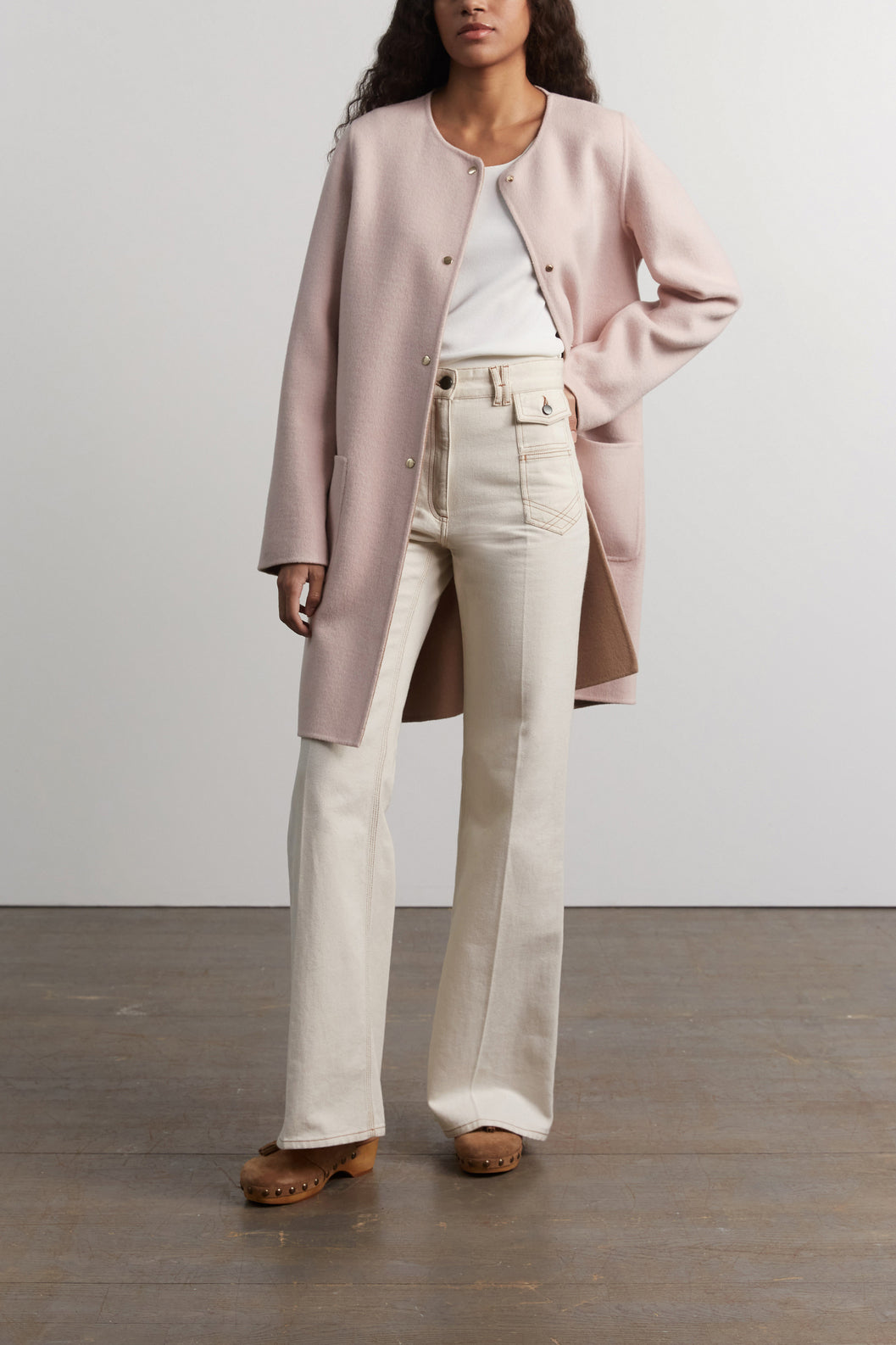 Manteau réversible en laine fine - SAILOR Faume - seconde main