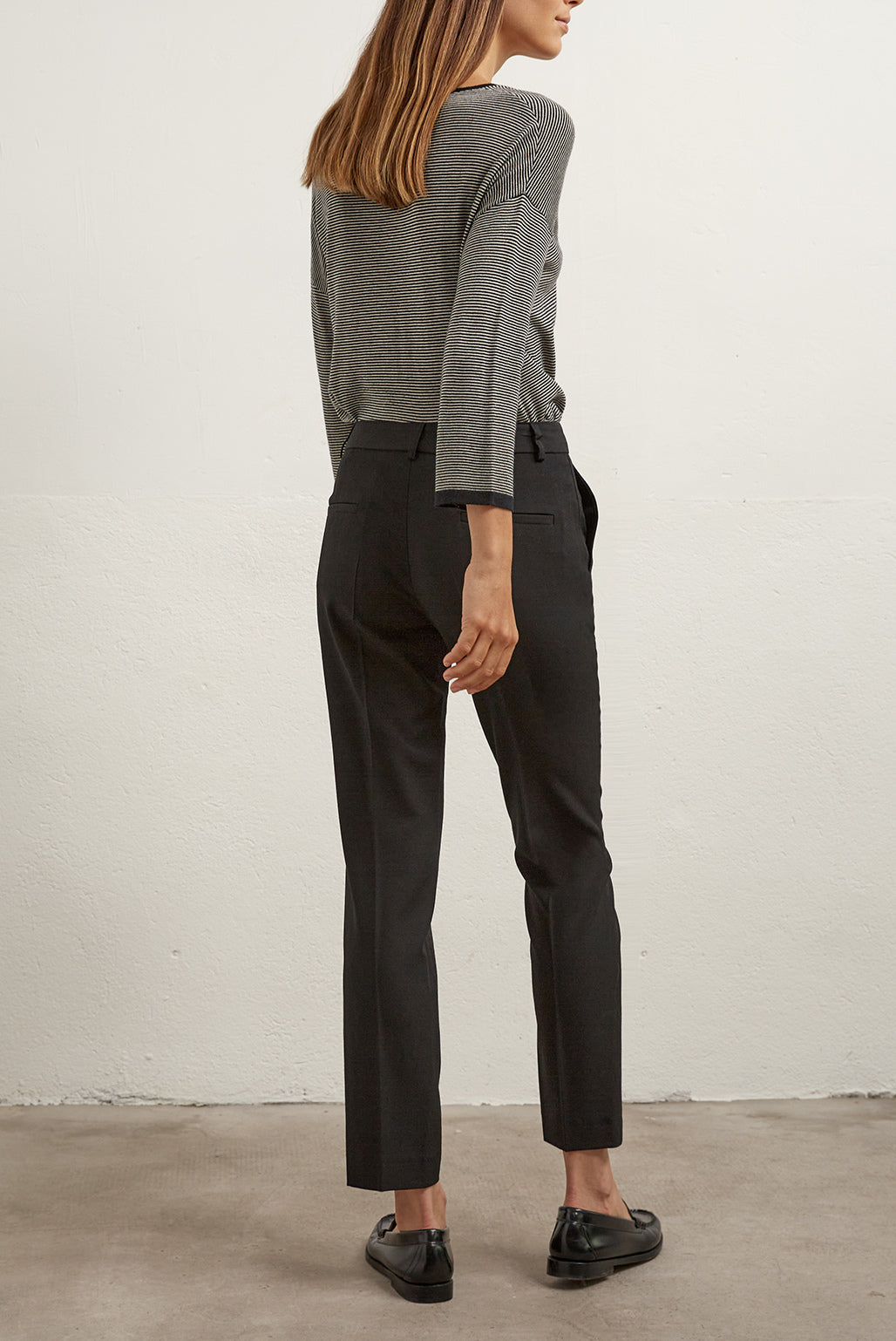 Livia - Pantalon 7/8 en laine mélangée Faume - seconde main