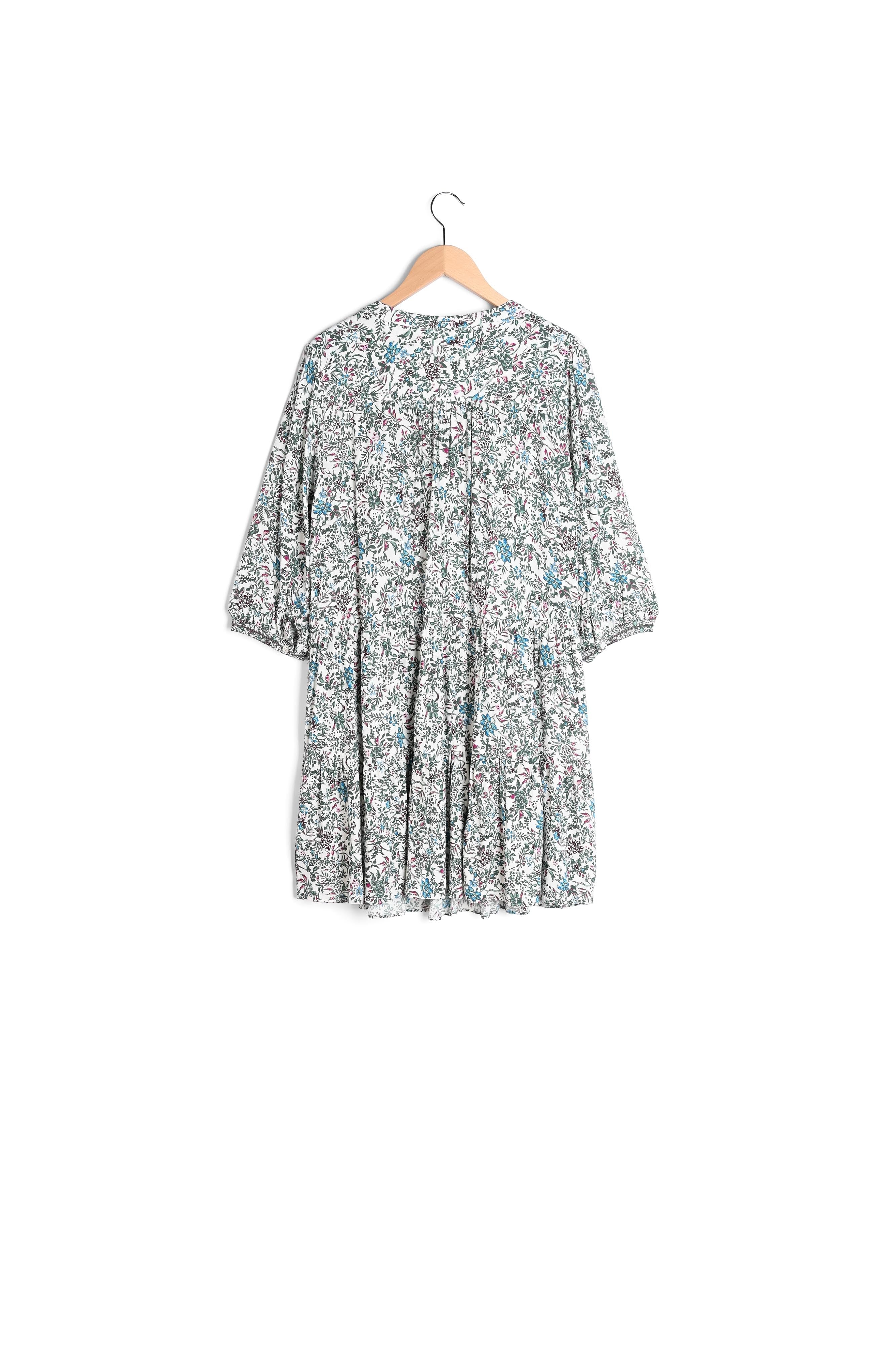 Robe courte et droite à fleurs - JOSEPHINE Faume - seconde main