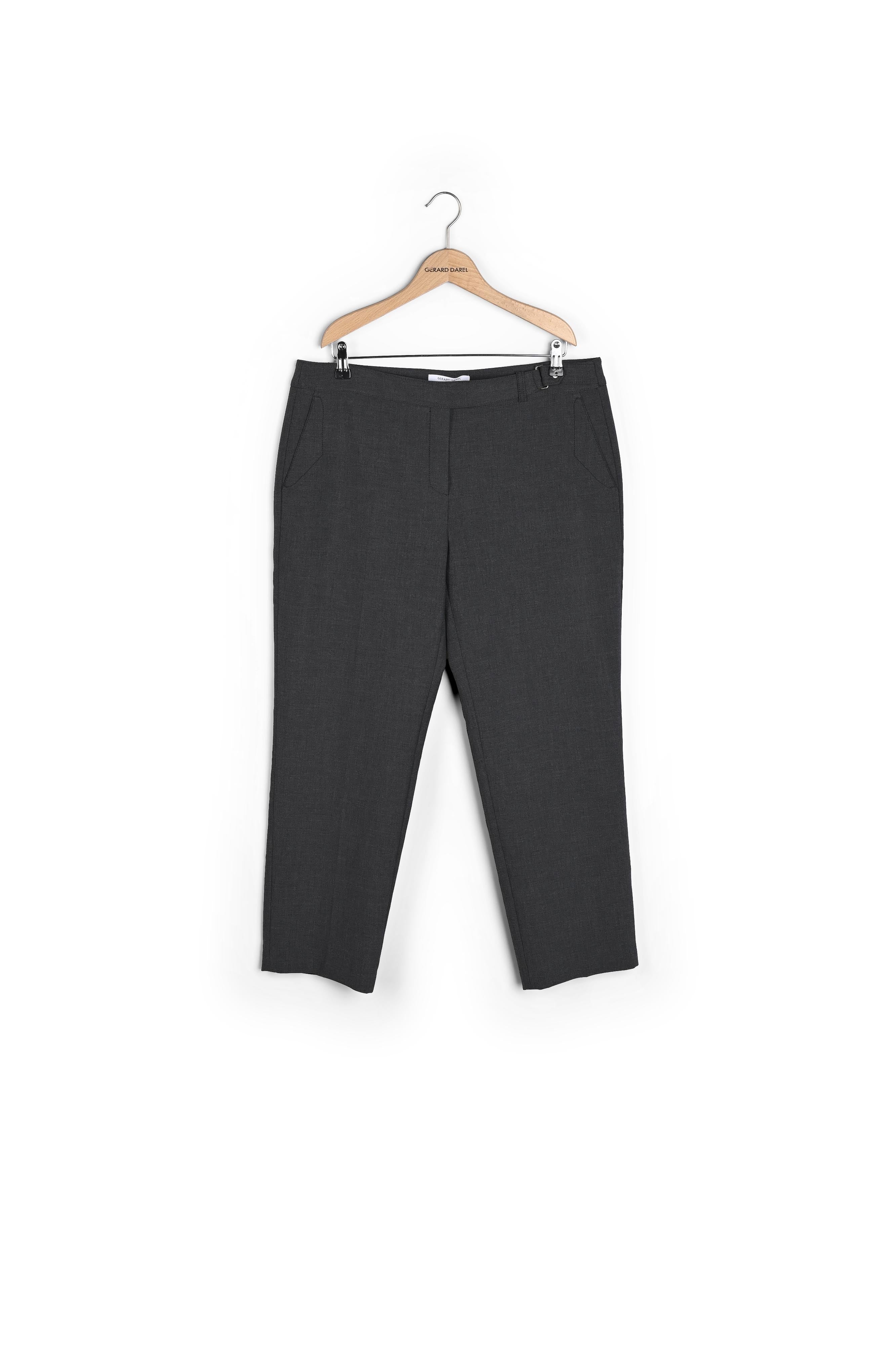 LYSON - Pantalon droit 7/8 en coton épais Faume - seconde main
