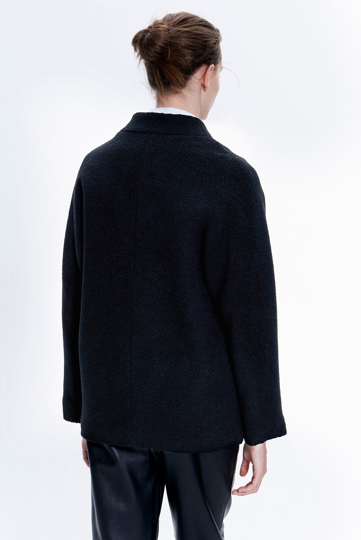 VICKY - Manteau court en laine Faume - seconde main