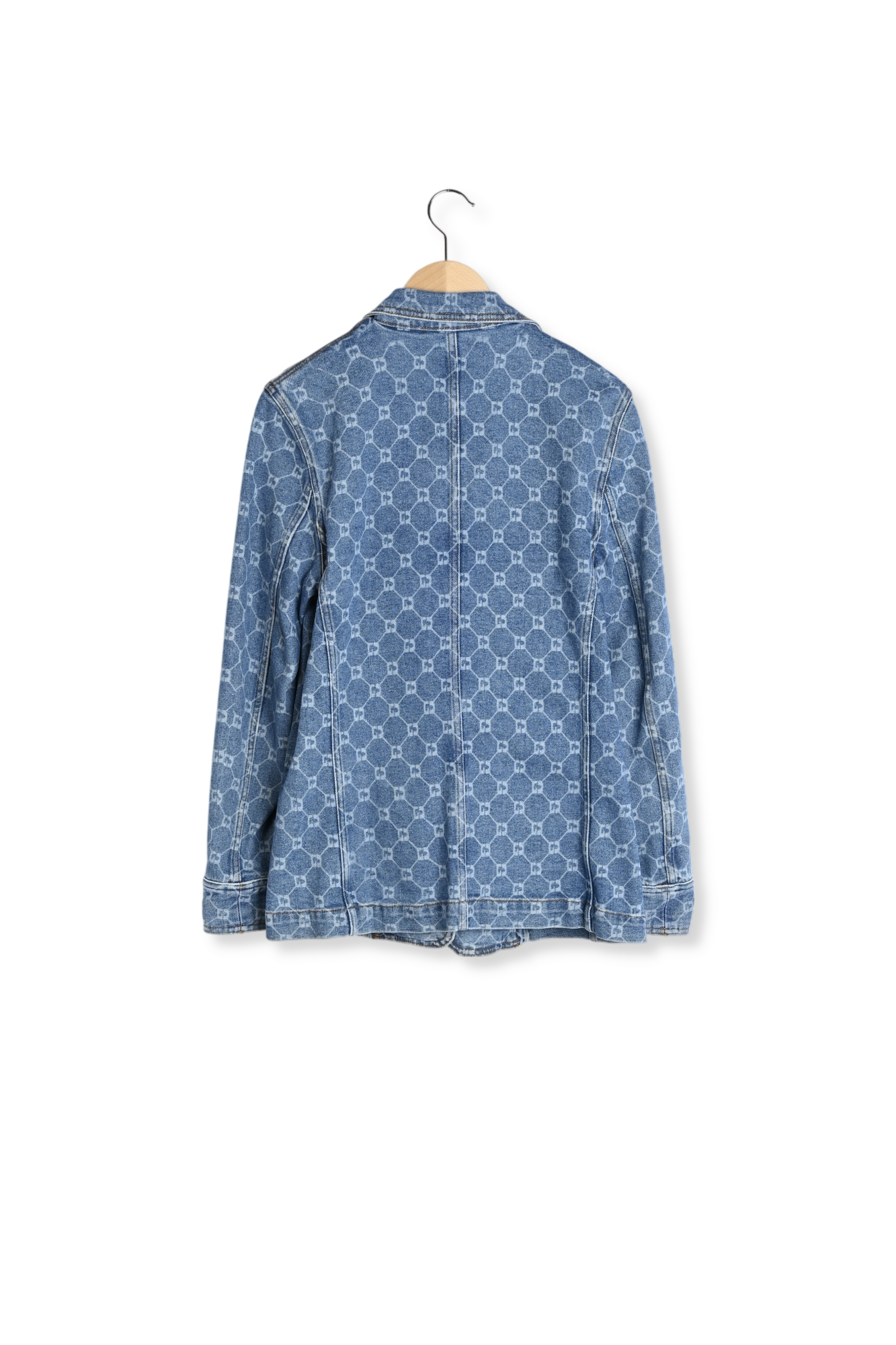 Veste en denim à monogramme - ROSANIA Faume - seconde main