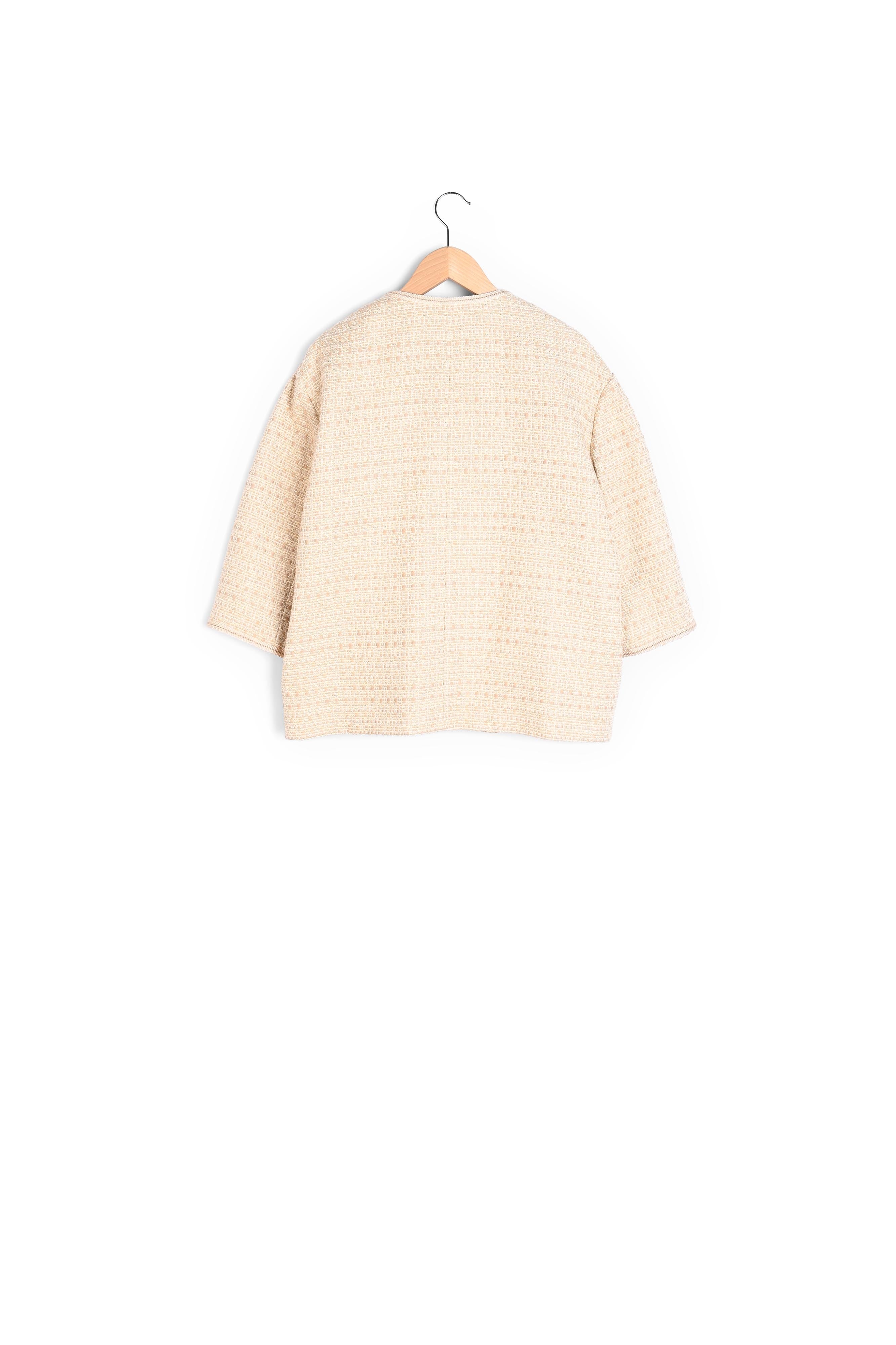 AGOSTINA - Veste en tweed avec Lurex Faume - seconde main