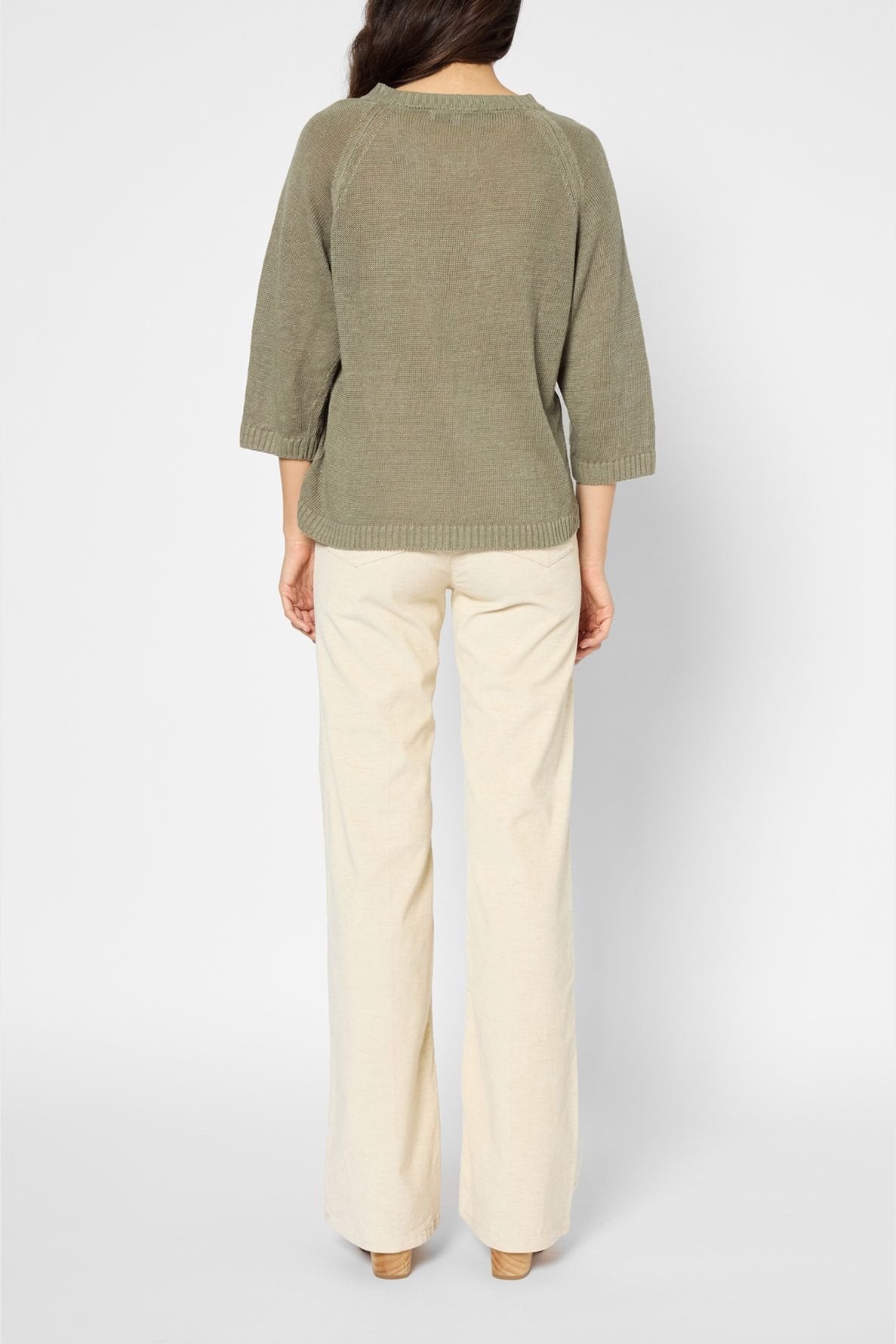 Pull à col rond en lin - JOSLYN Faume - seconde main