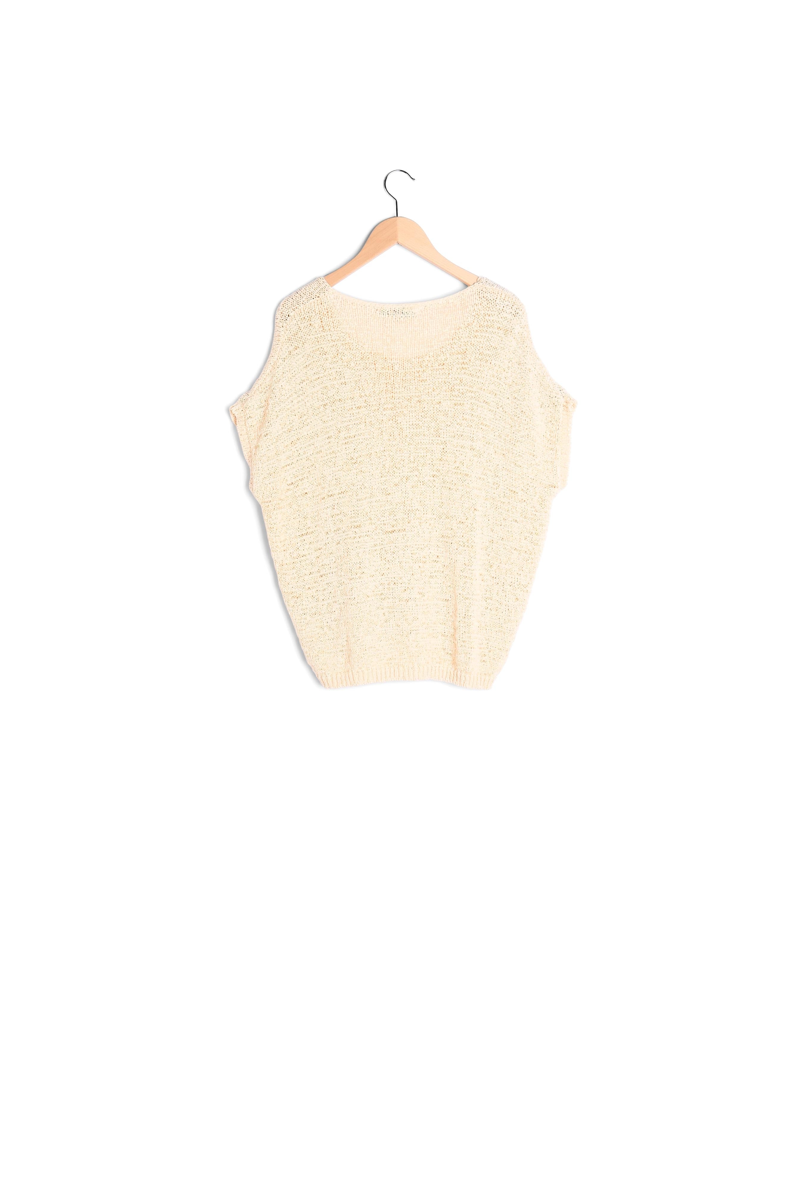 ELISE - Pull à manches courtes façon macramé Faume - seconde main