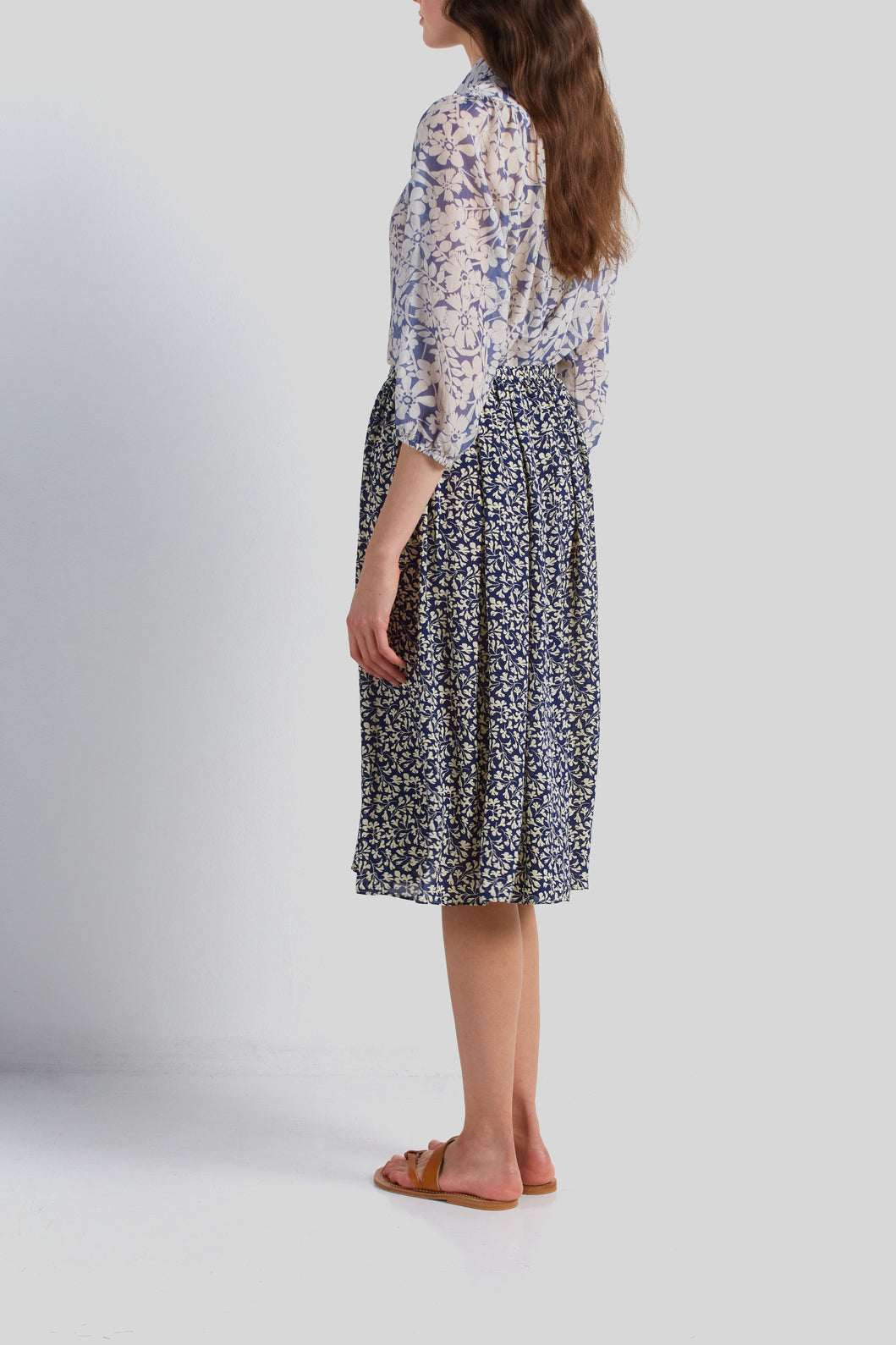 Jupe à motif allover - BIANKA Faume - seconde main