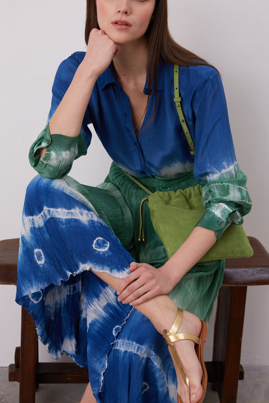 Chemise Tie and Dye - CHRISTIAN Faume - seconde main