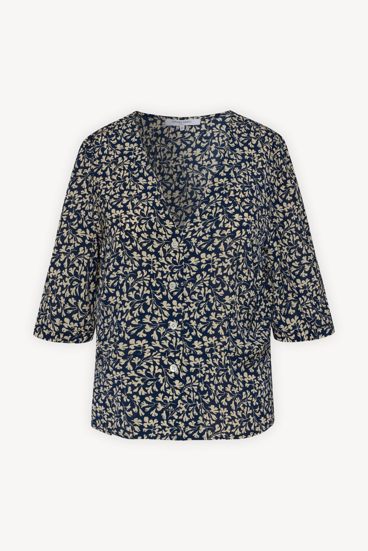 Chemisier à motif floral - CARA Faume - seconde main