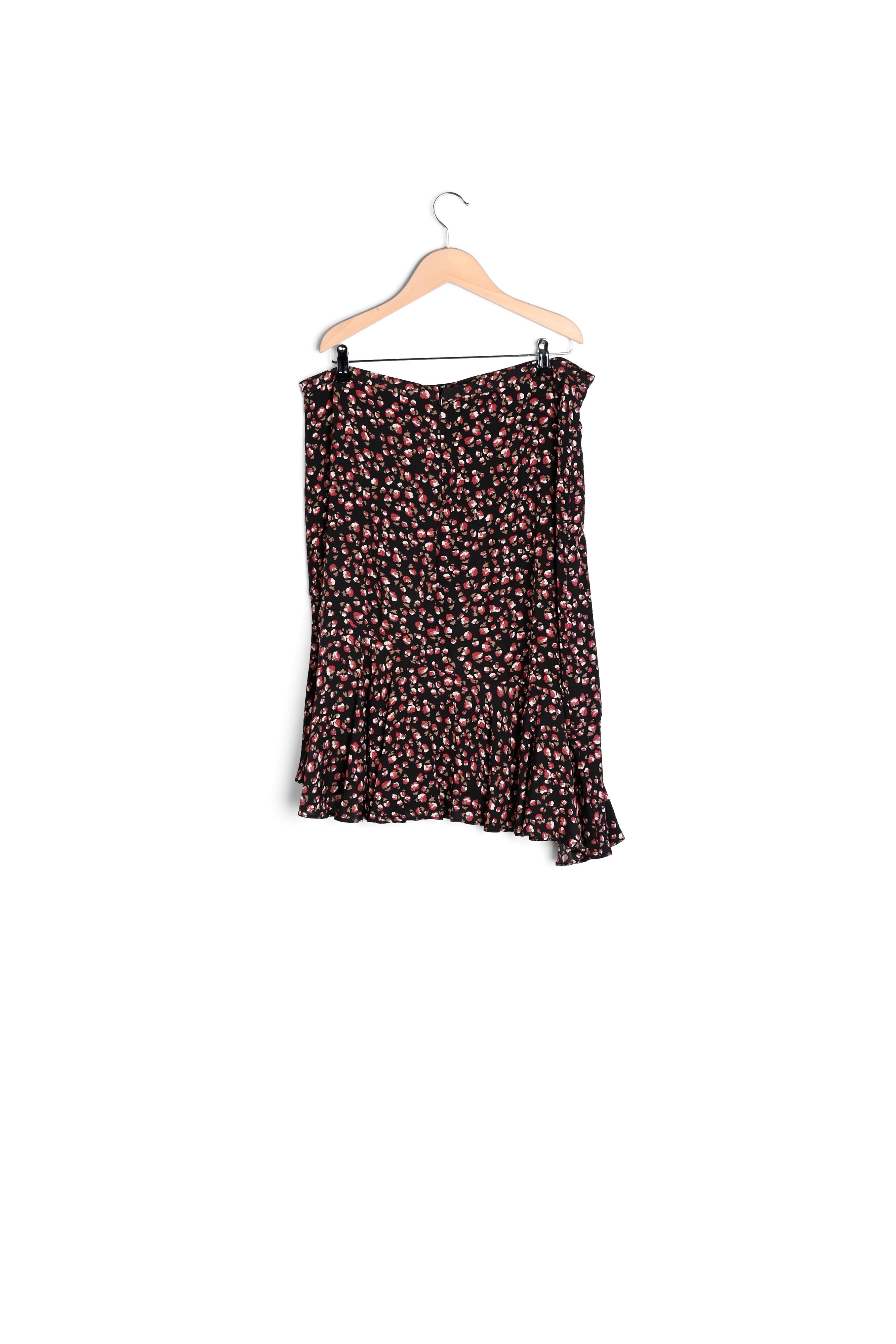 TEVA - Jupe asymétrique en mousseline imprimée Faume - seconde main