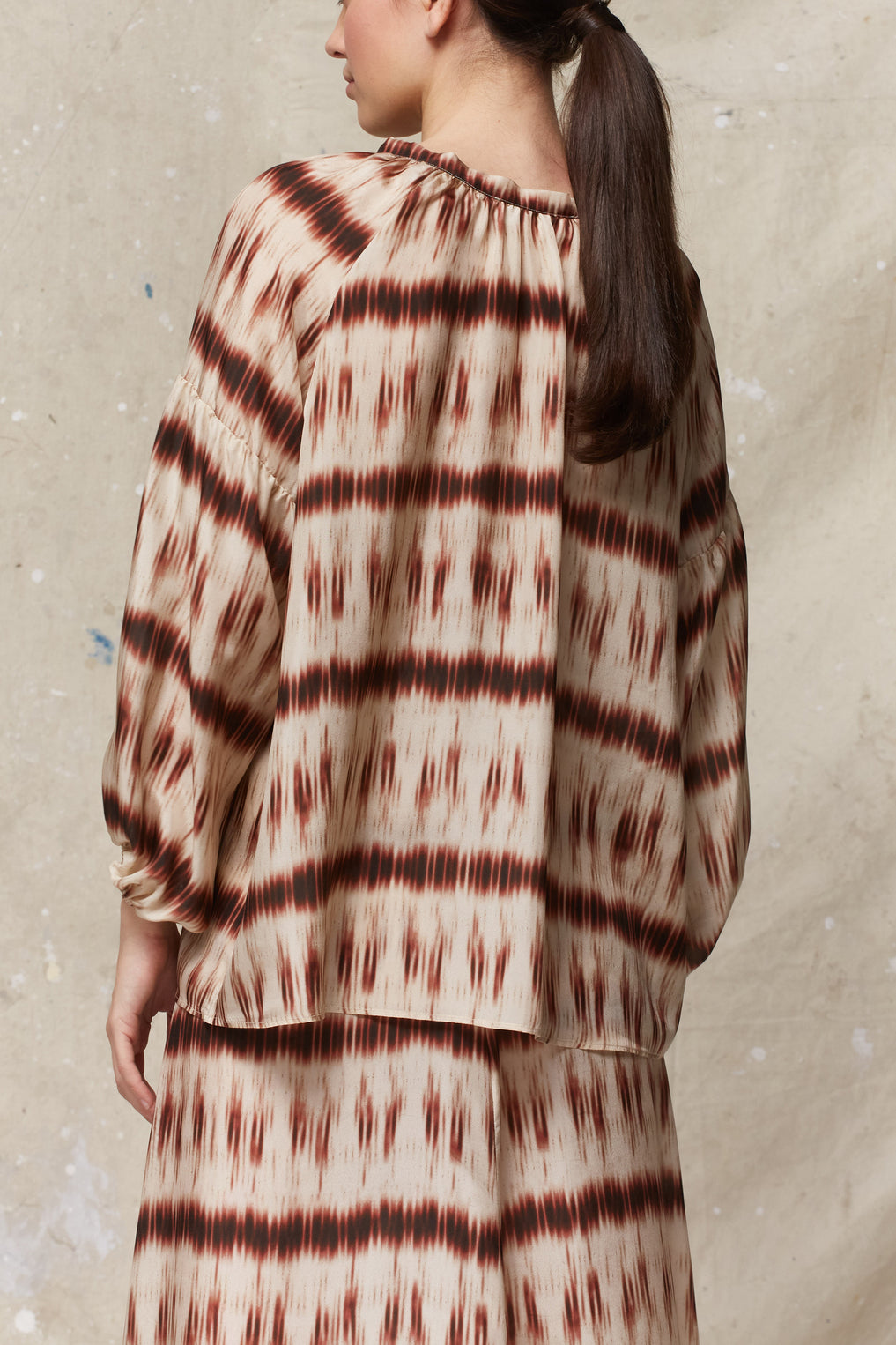 Blouse en soie imprimée - ESTHER Faume - seconde main