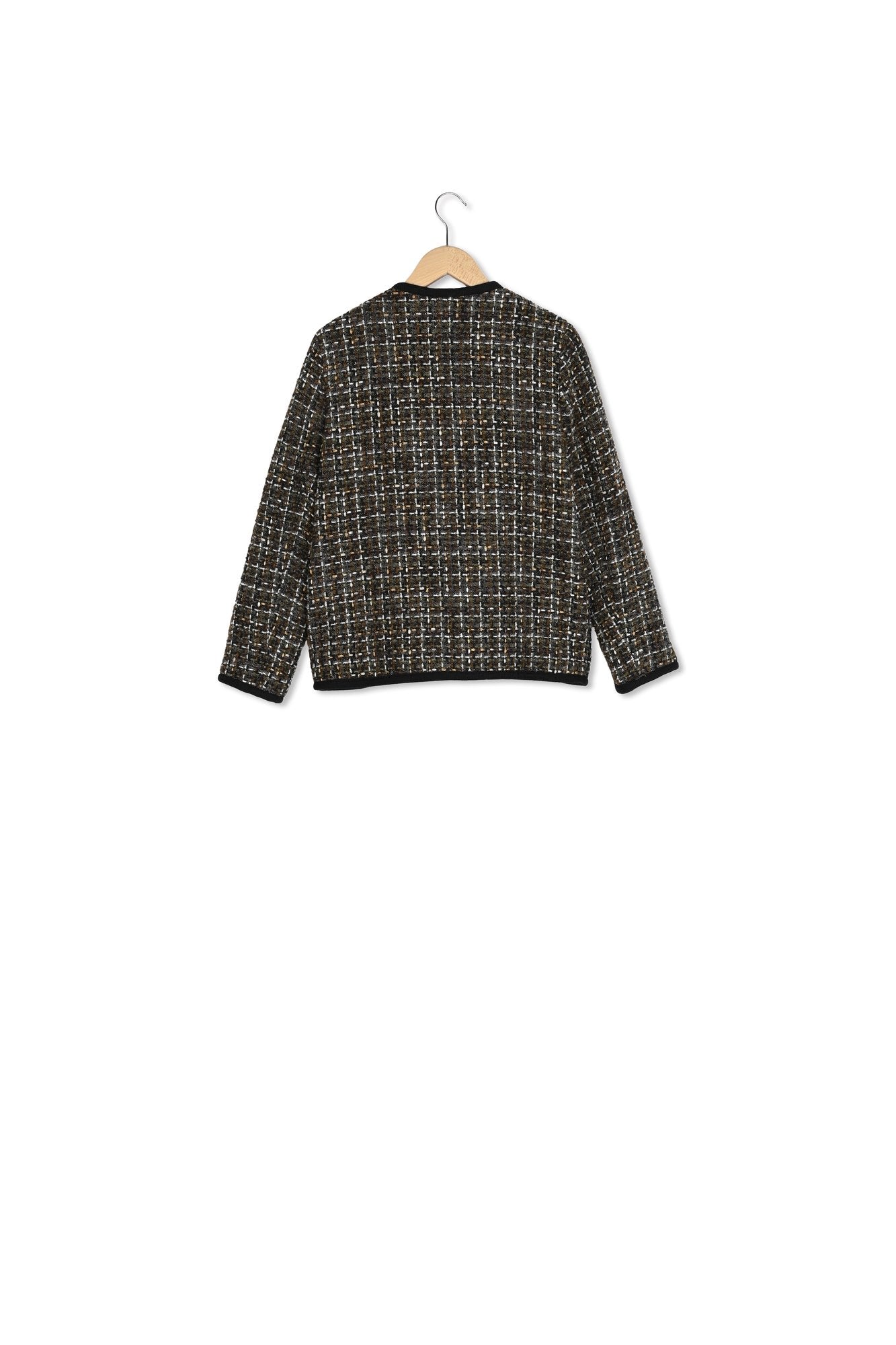 Veste en tweed et galon - MARGAUX Faume - seconde main