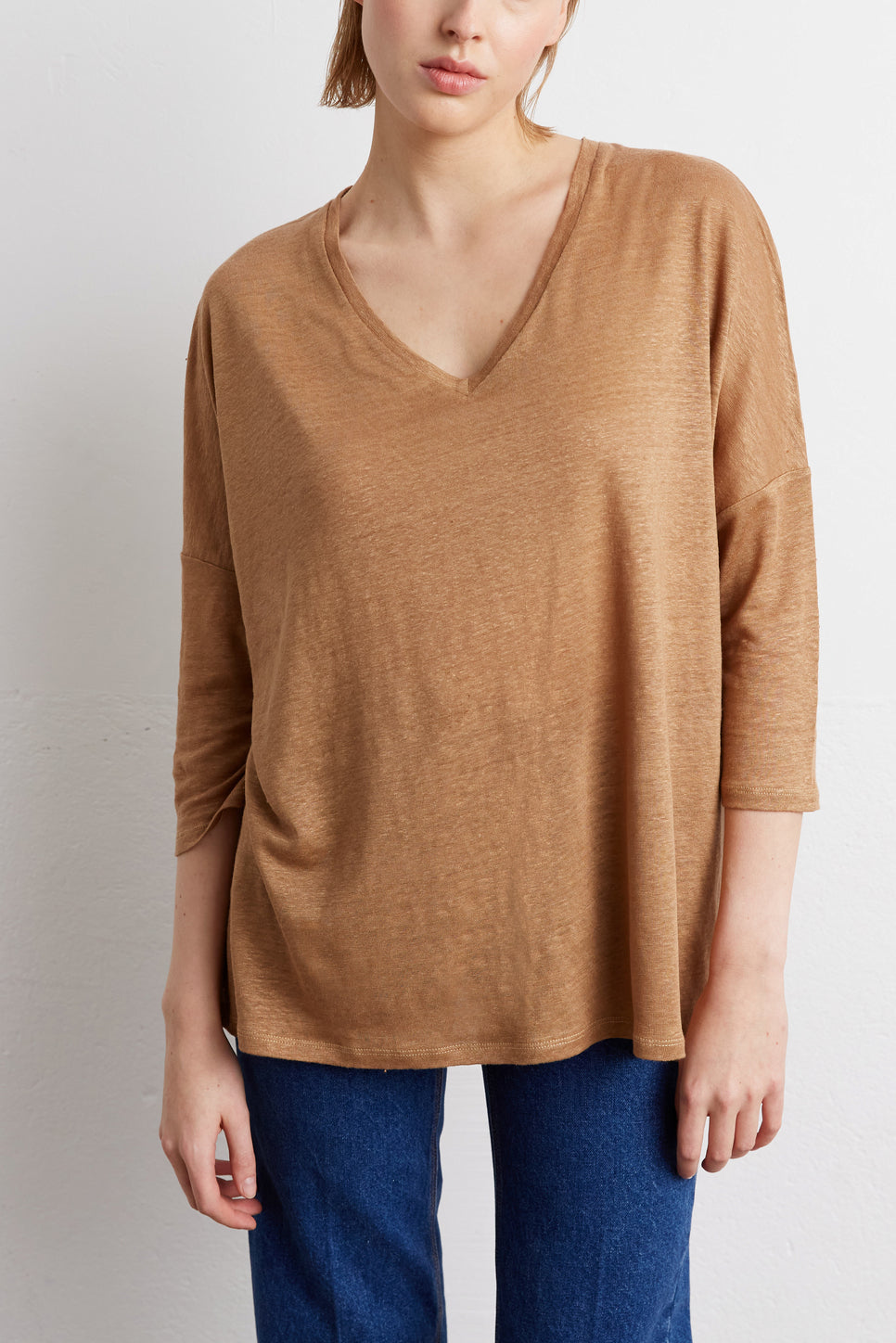 Tee-shirt oversize en lin - AUDRIC Faume - seconde main