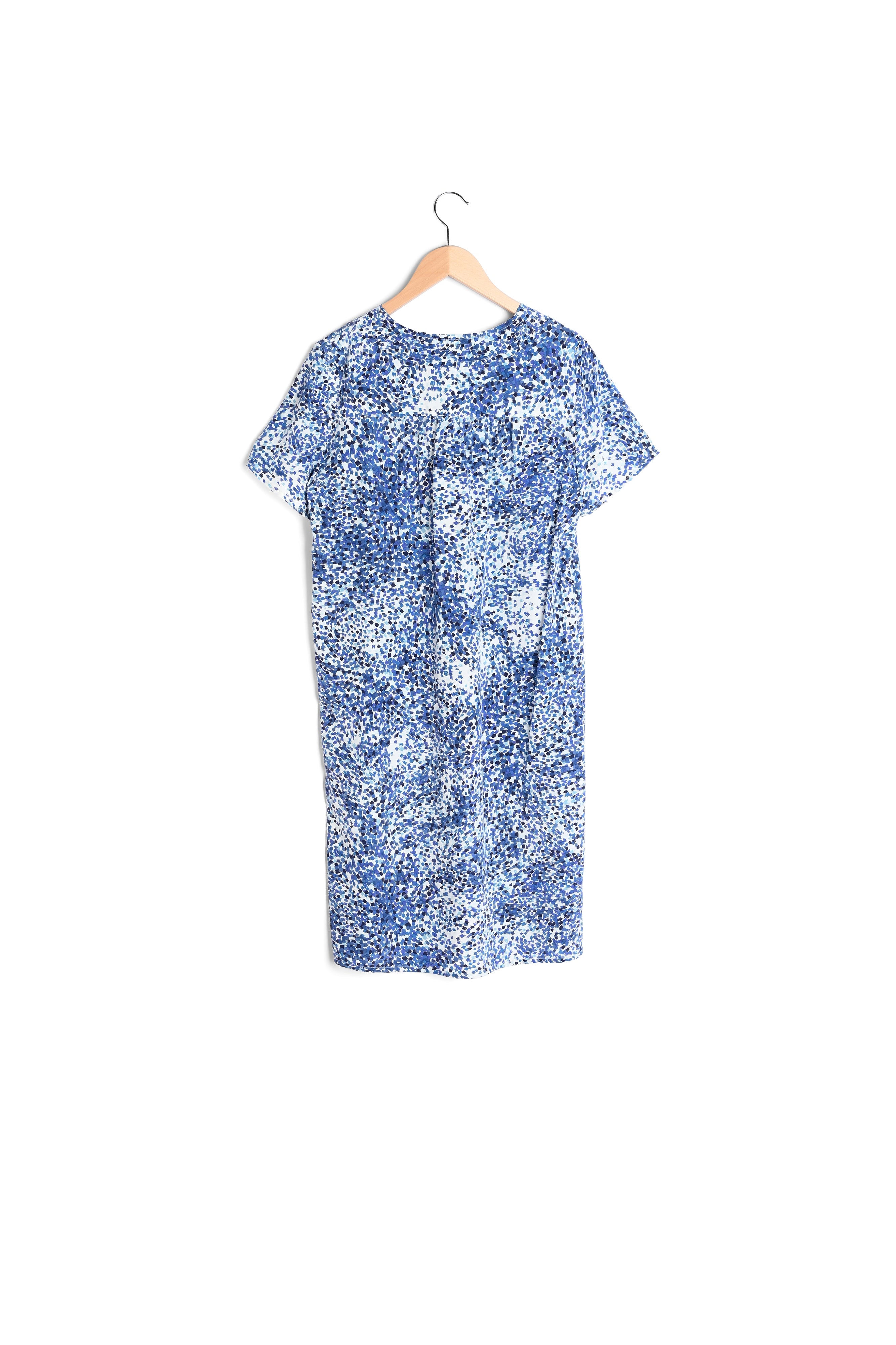 Robe courte en soie imprimée - SIBILLA Faume - seconde main