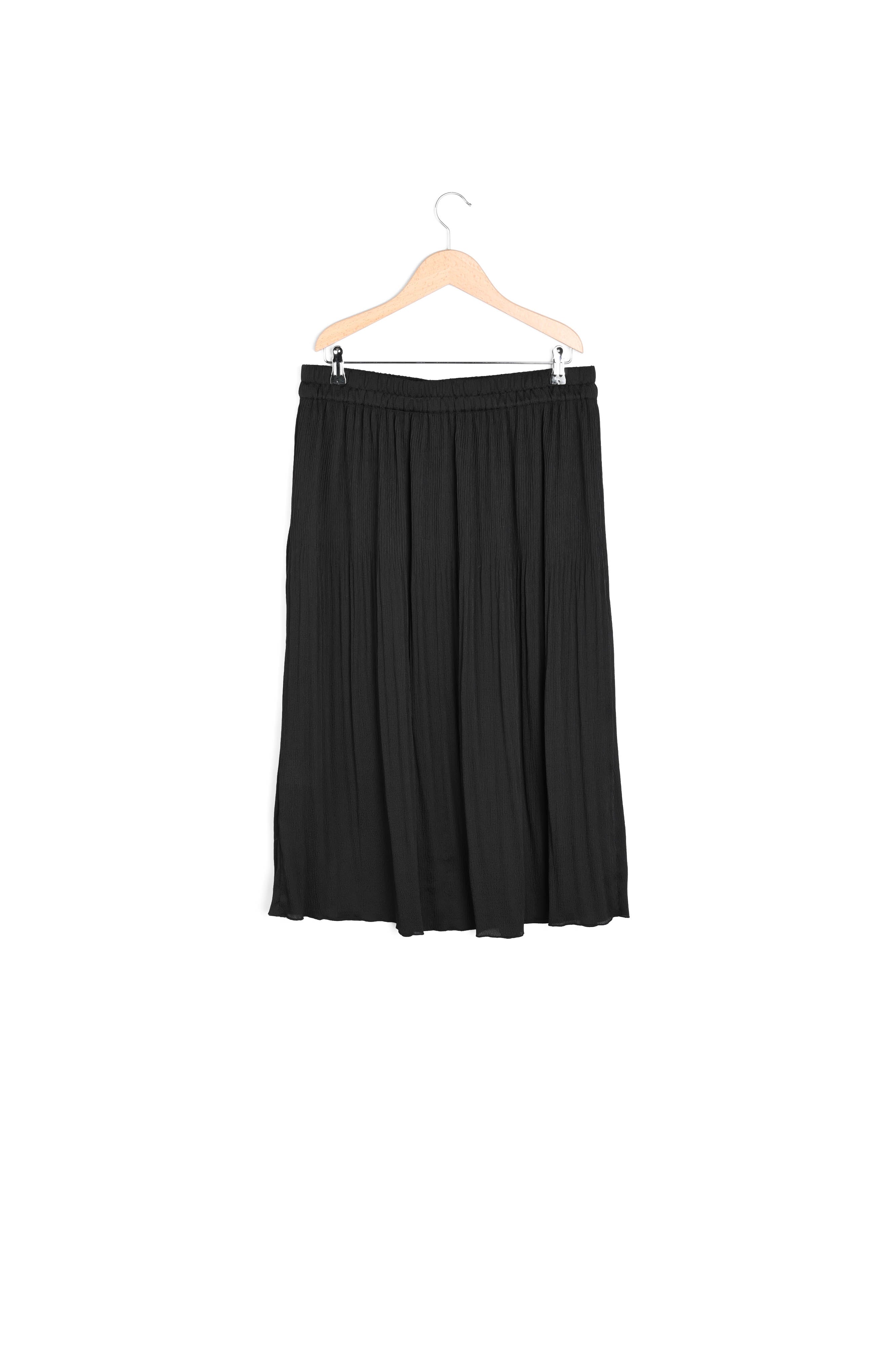 Jupe midi en satin ondulé - DELHIA Faume - seconde main