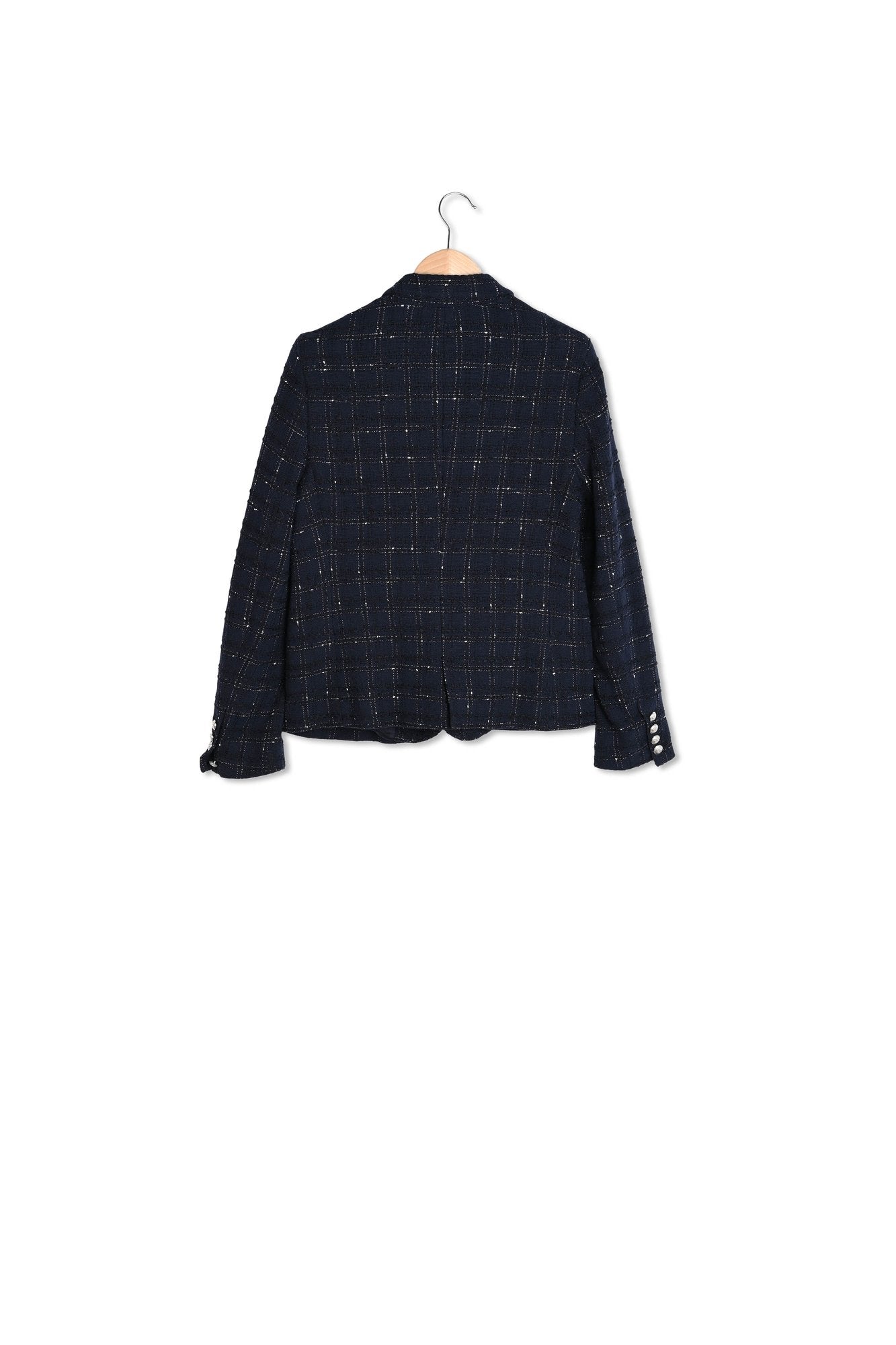 Blazer en tweed à carreaux - BELLIE Faume - seconde main