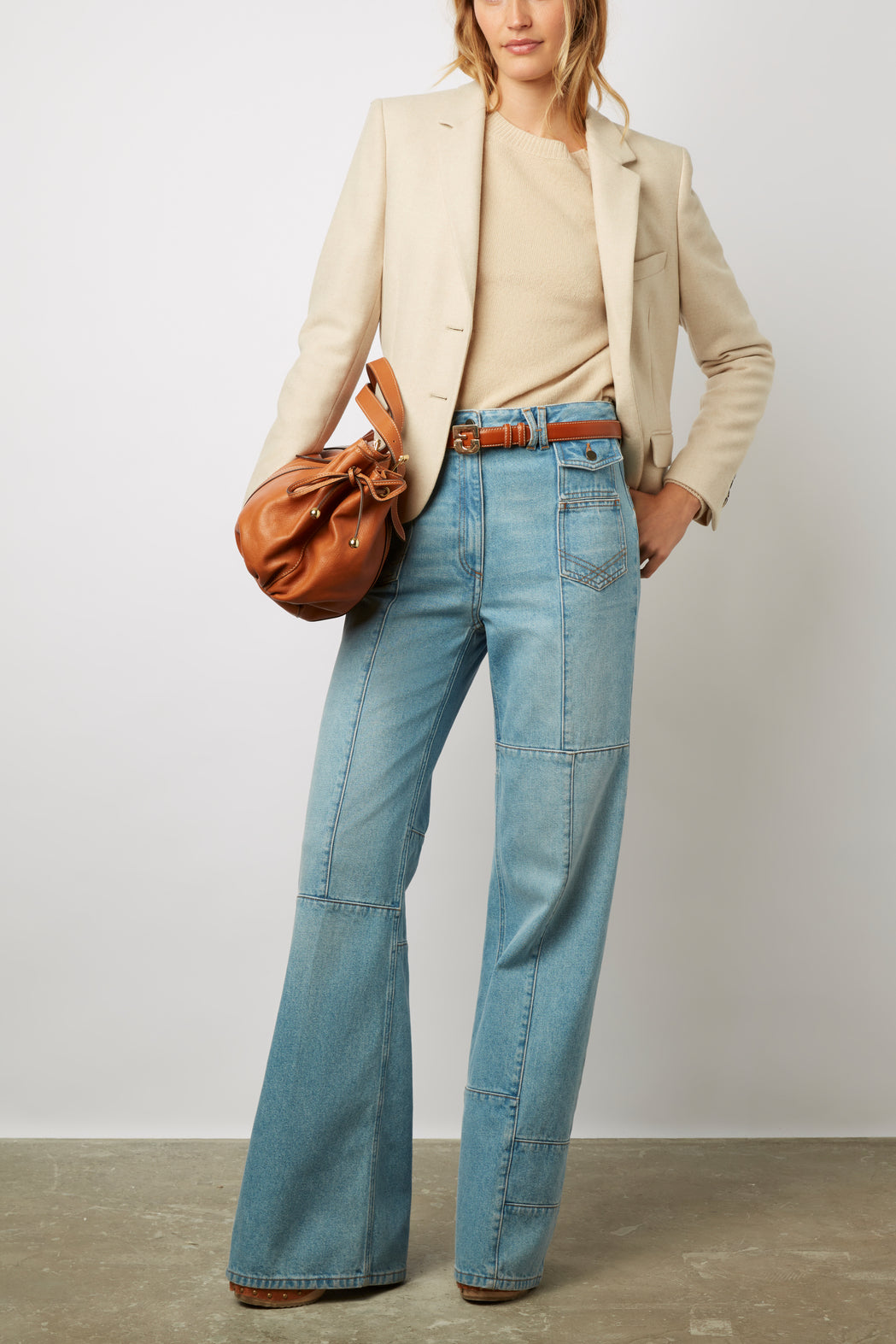 Veste de tailleur en laine mélangée - NADEGE Faume - seconde main