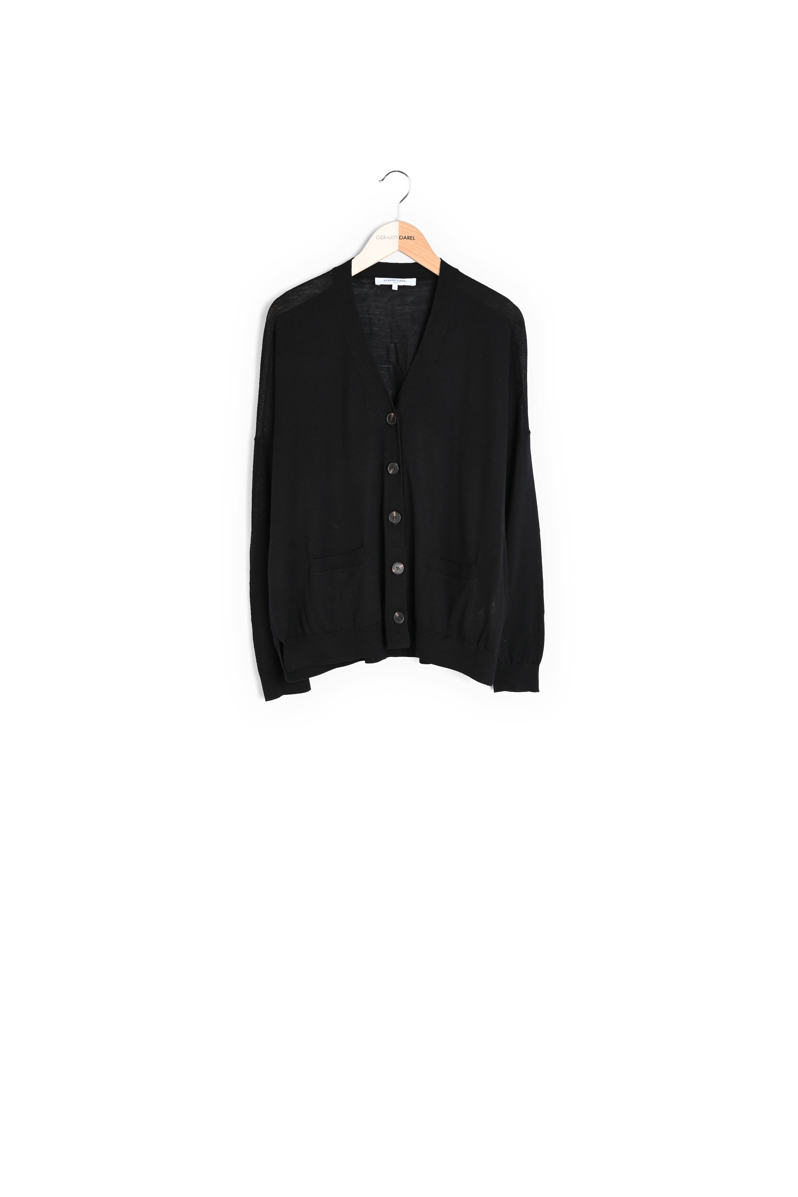 Cardigan fin en laine mérinos - LITZY Faume - seconde main