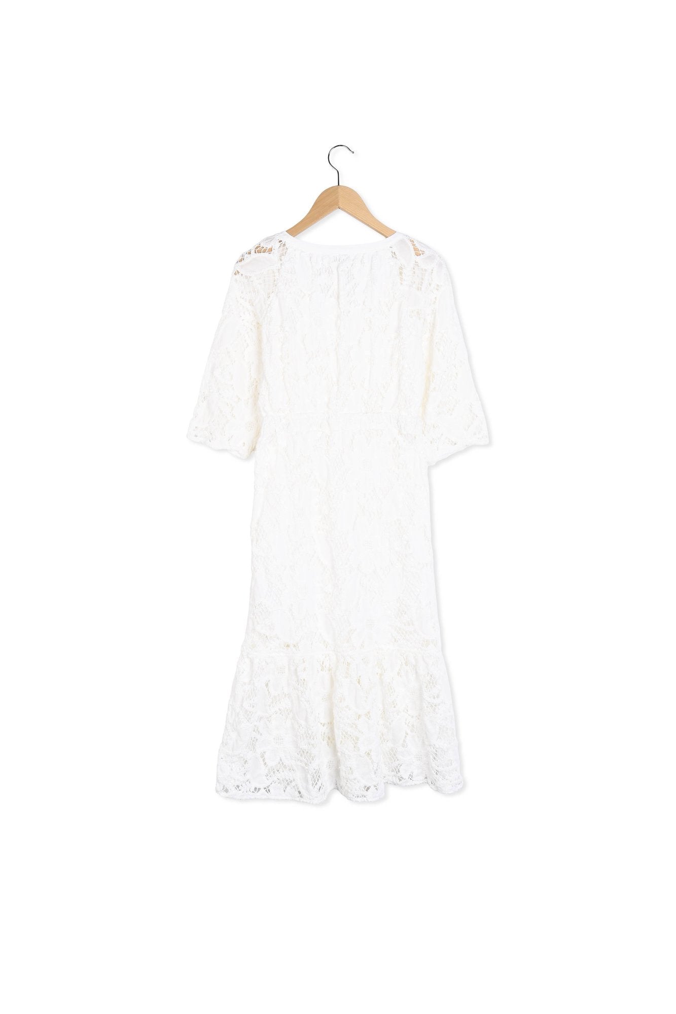 Robe midi en broderies - ELEONIE Faume - seconde main