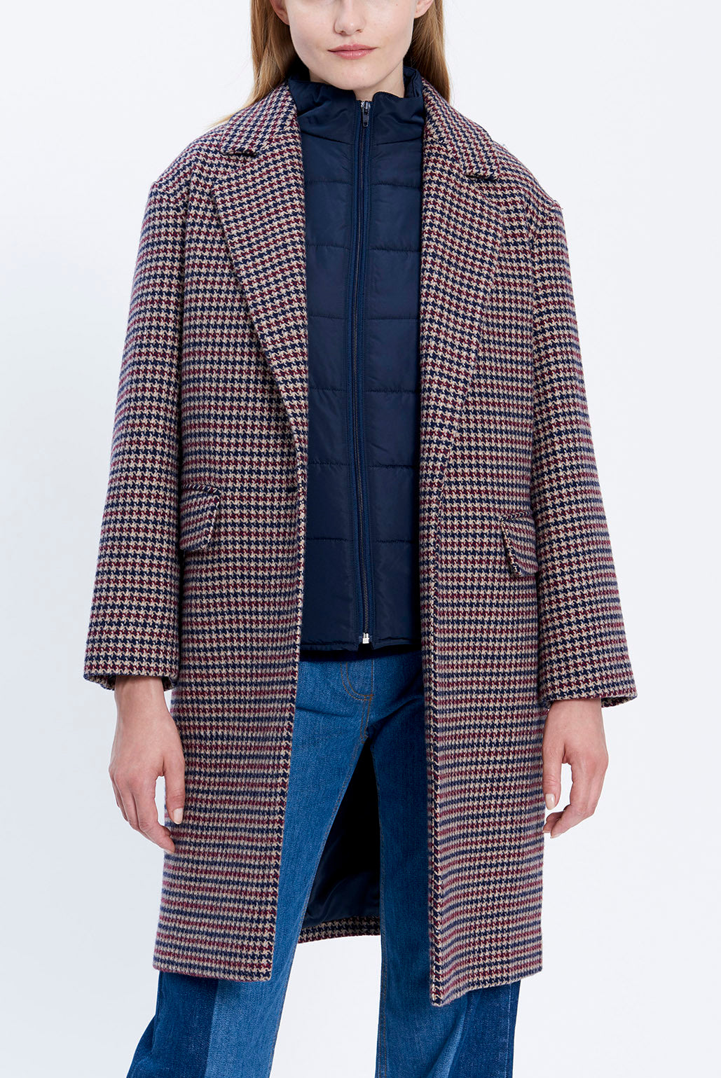 PERRY - Manteau doudoune intégrée sans manches Faume - seconde main