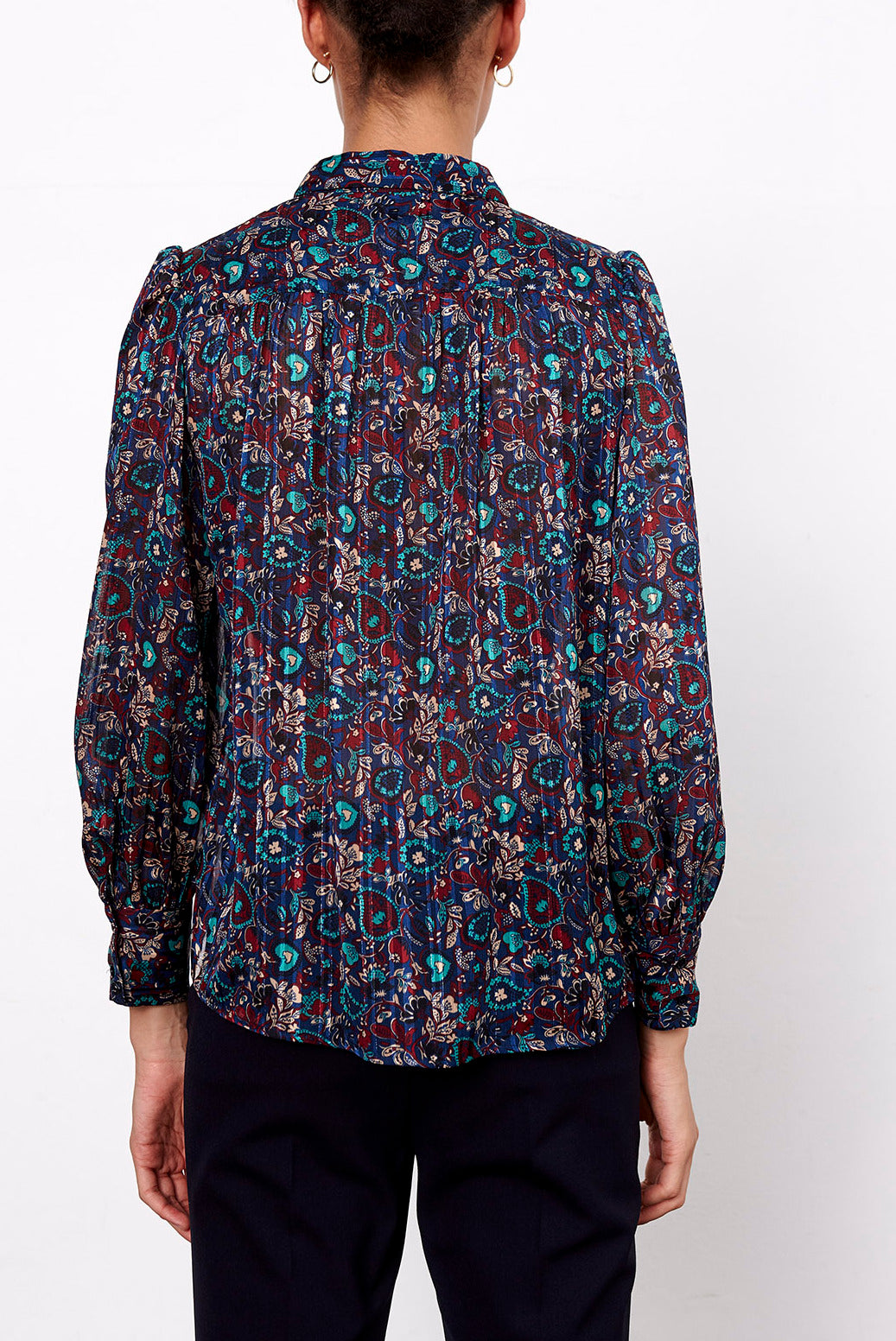 MAXINE - Chemise ample imprimé cachemire Faume - seconde main