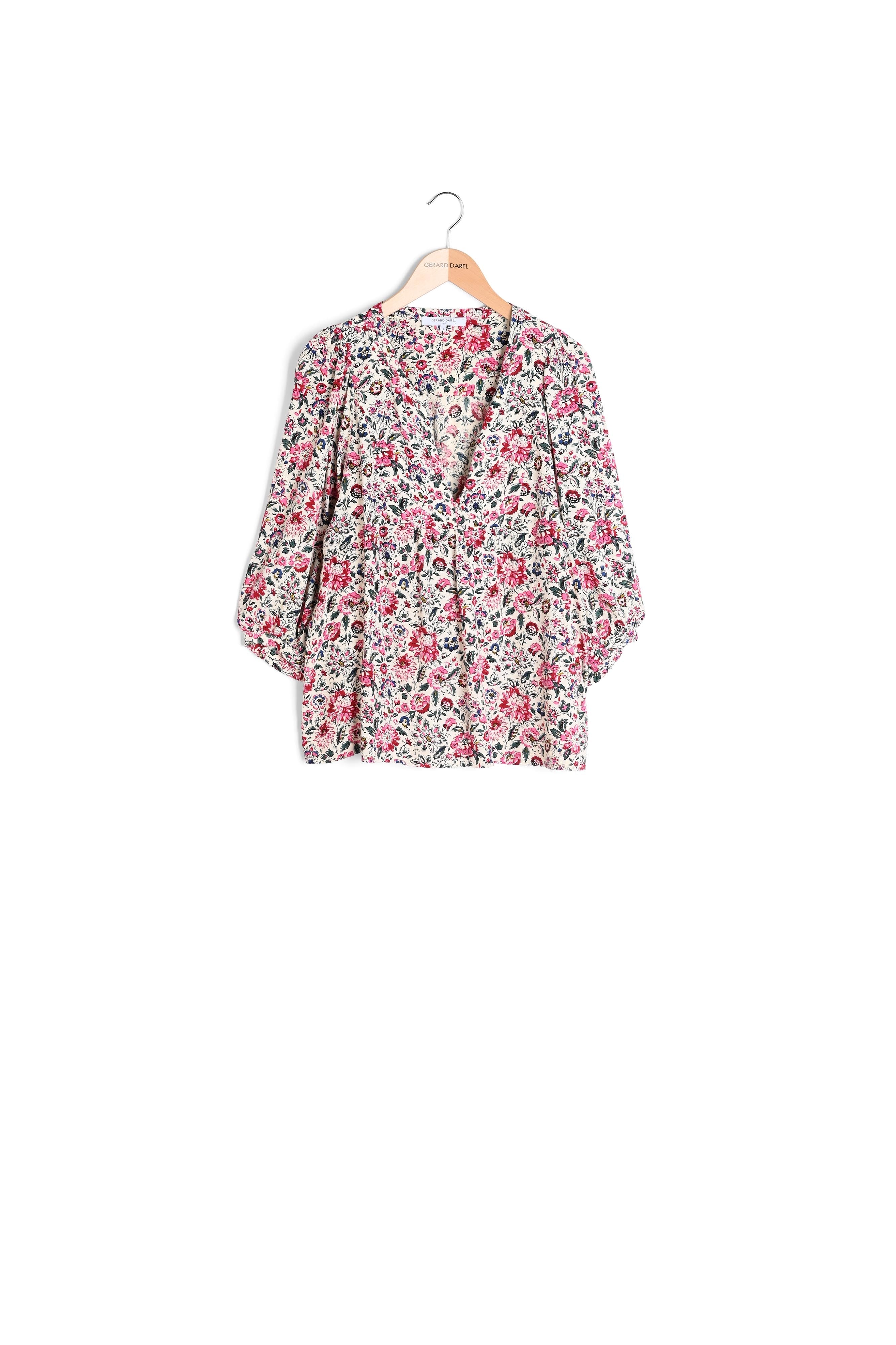 Blouse babydoll fleurie - CHARLES Faume - seconde main