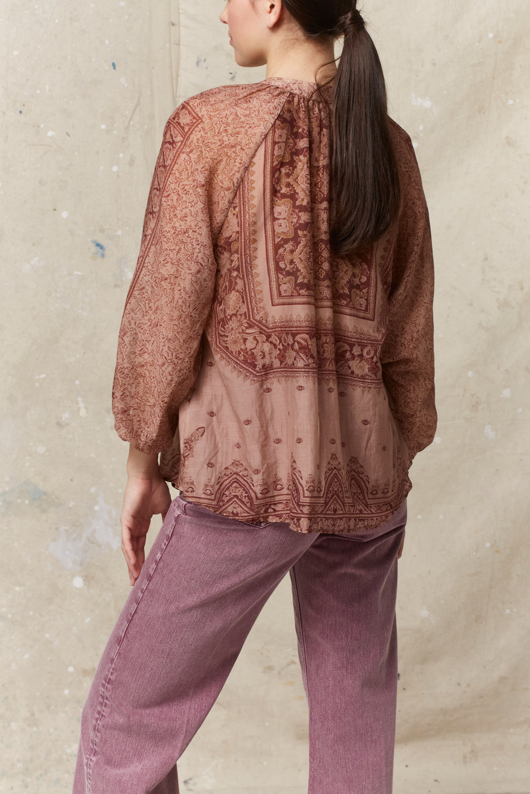 Chemise en coton et soie - EMMA Faume - seconde main