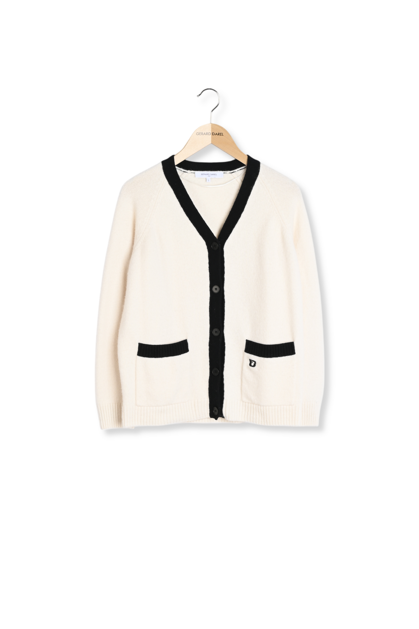 Gilet bicolore en laine - ESTER Faume - seconde main