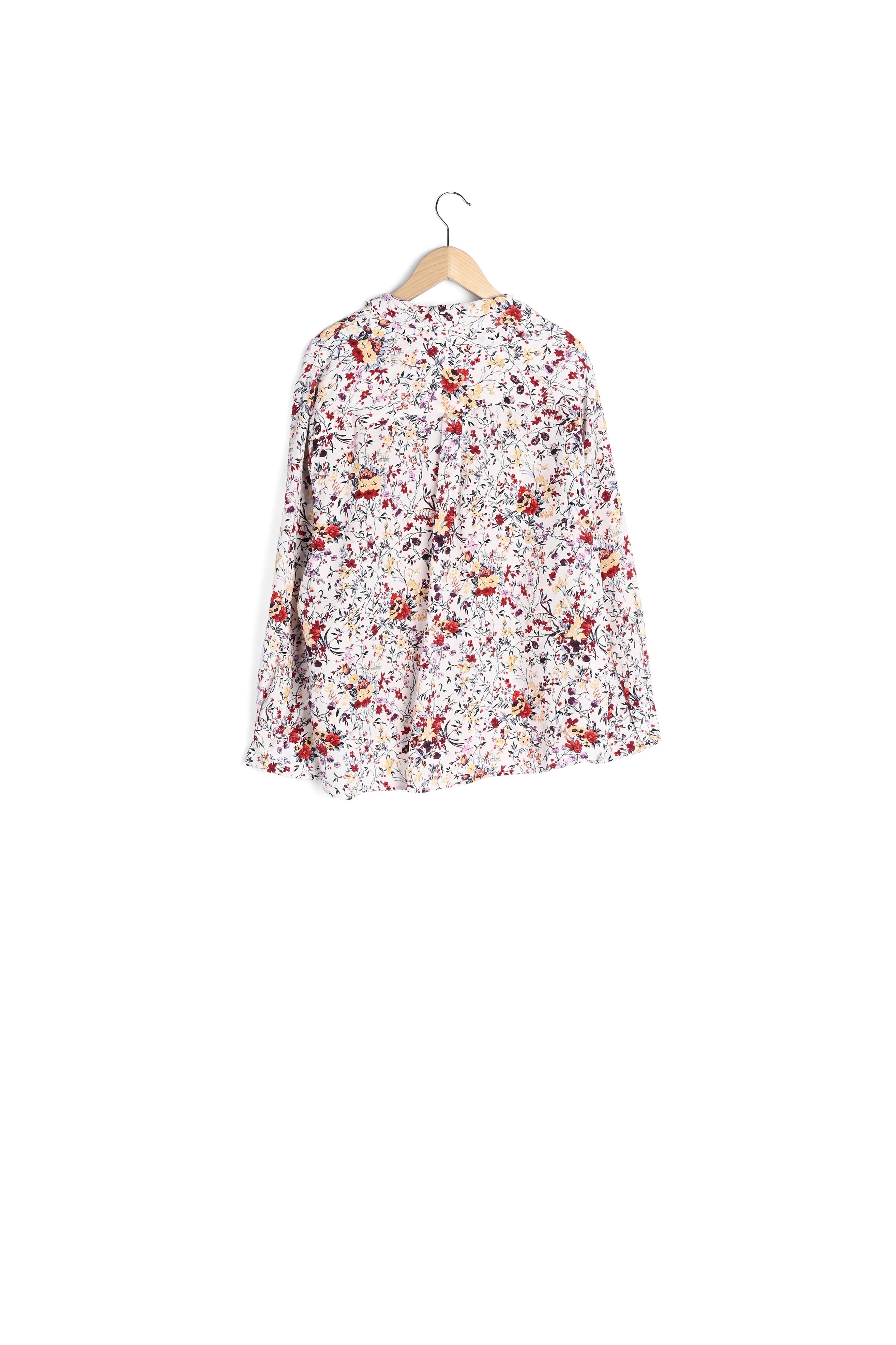 Blouse en soie fleurie et colorée - CARLTON Faume - seconde main