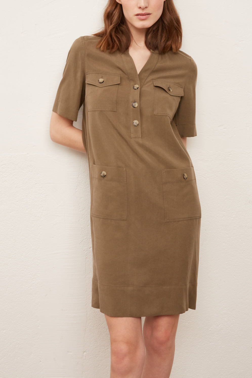 SIBILLE - Robe-chemise courte Faume - seconde main