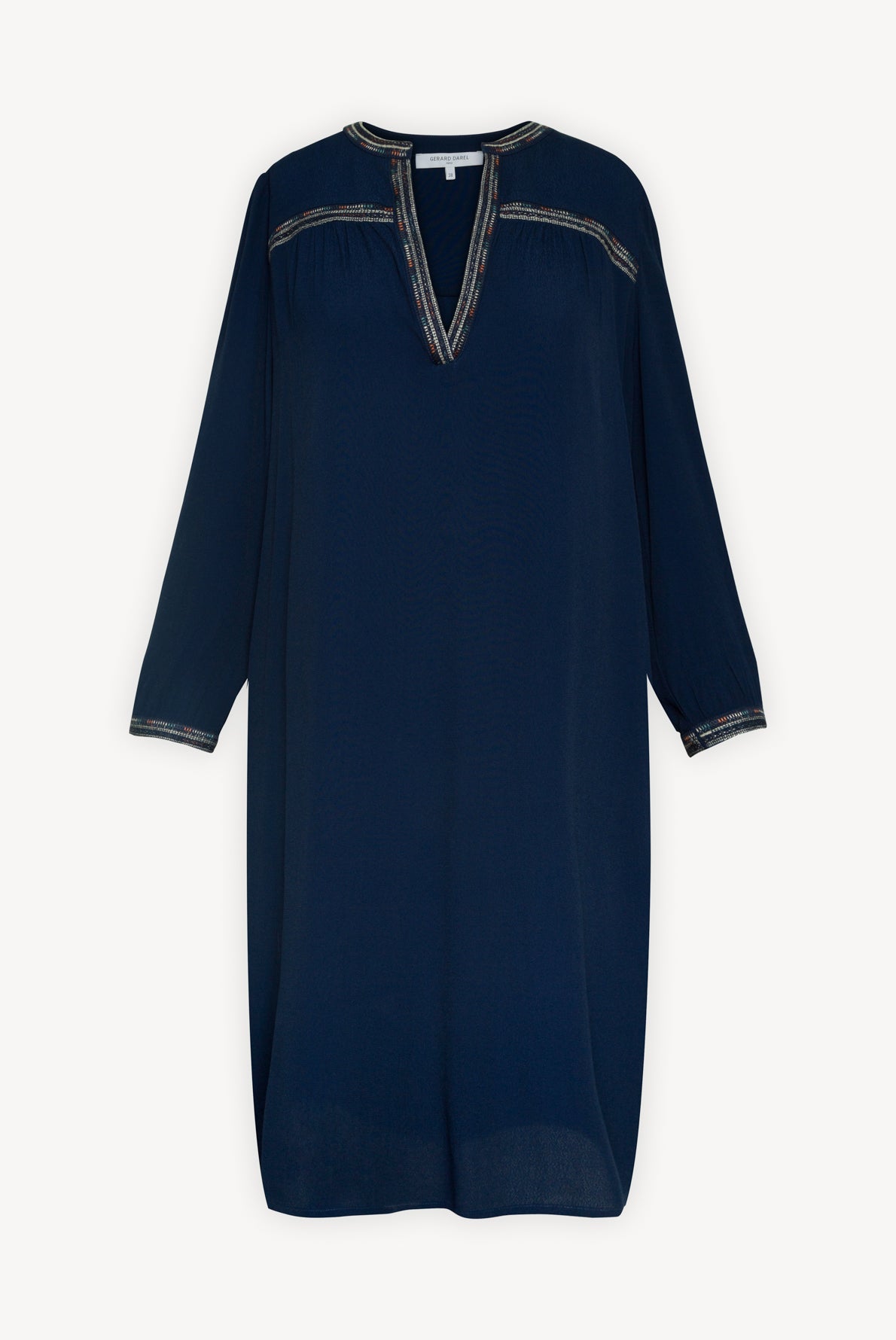 SIM - Robe courte et loose en crêpe Faume - seconde main