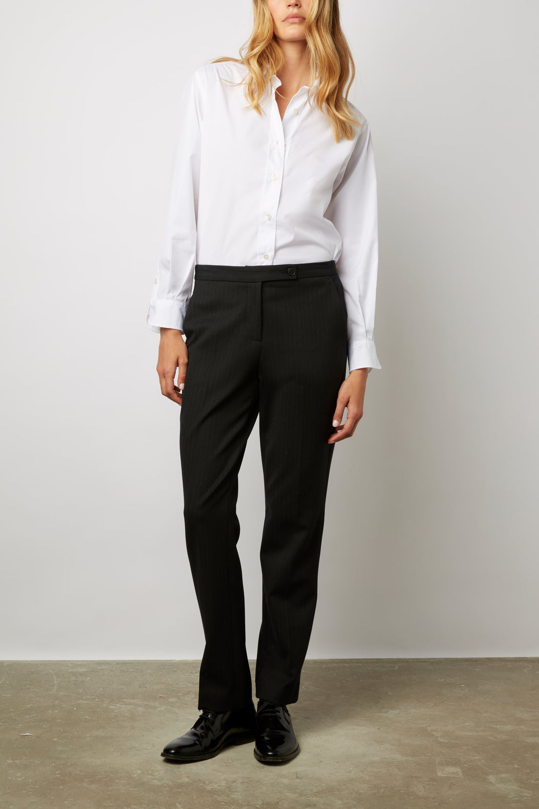 Pantalon de tailleur à fines rayures - EDGARD Faume - seconde main