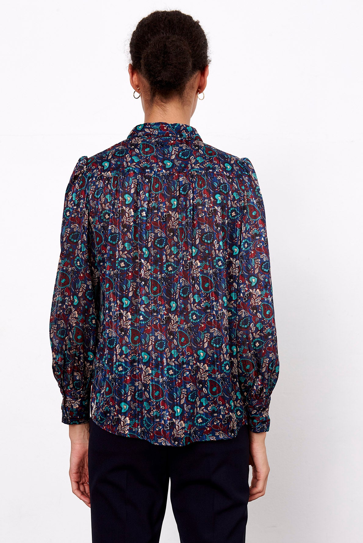 MAXINE - Chemise ample imprimé cachemire Faume - seconde main