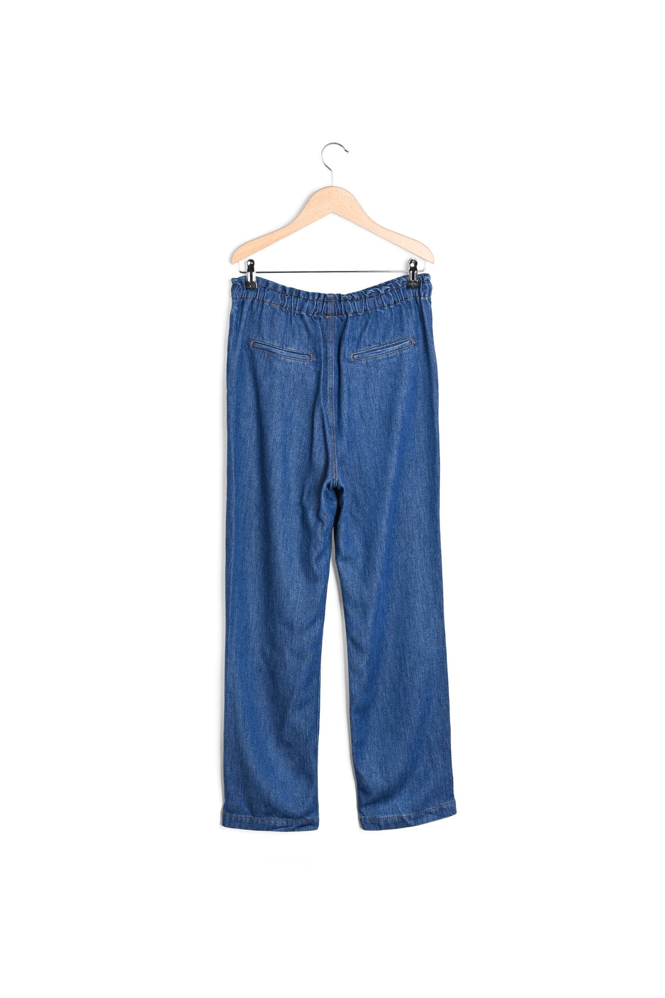 Pantalon fluide en denim - CYLINIA Faume - seconde main