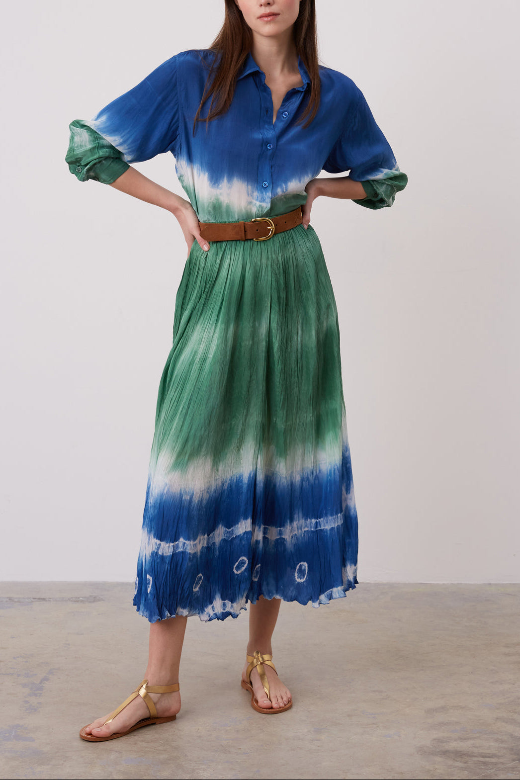 Jupe longue Tie and Dye - BABETH Faume - seconde main