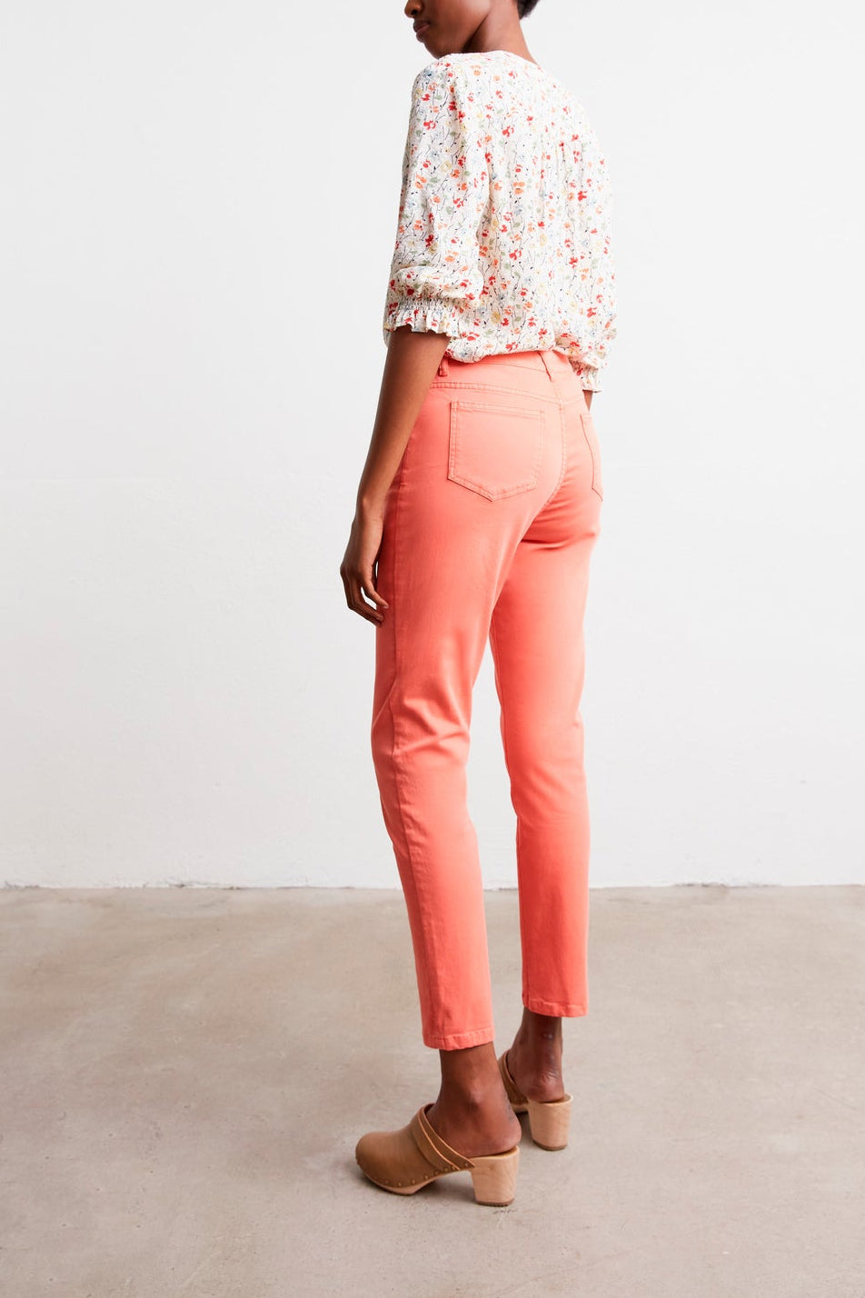 Pantalon droit coloré - ELIORE Faume - seconde main