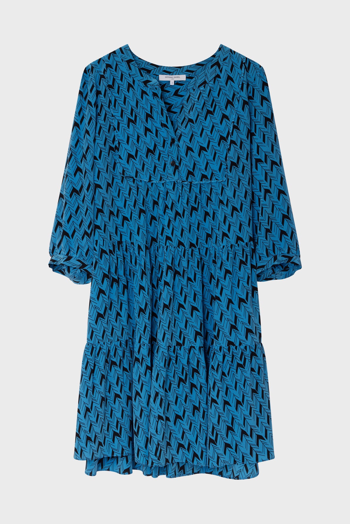 Robe fluide à étages - JACOB Faume - seconde main