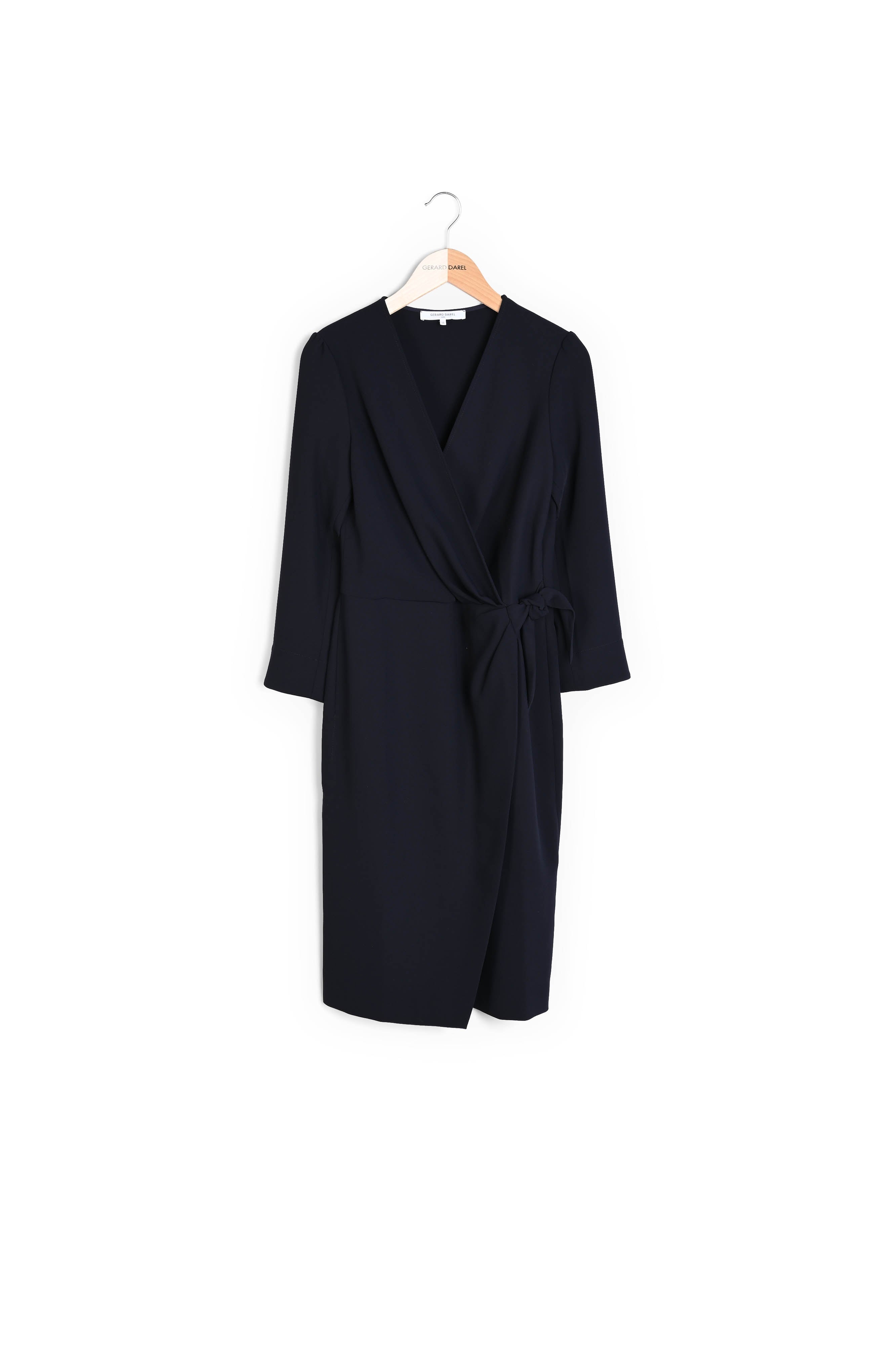 Robe cache-c½ur en crêpe Faume - seconde main