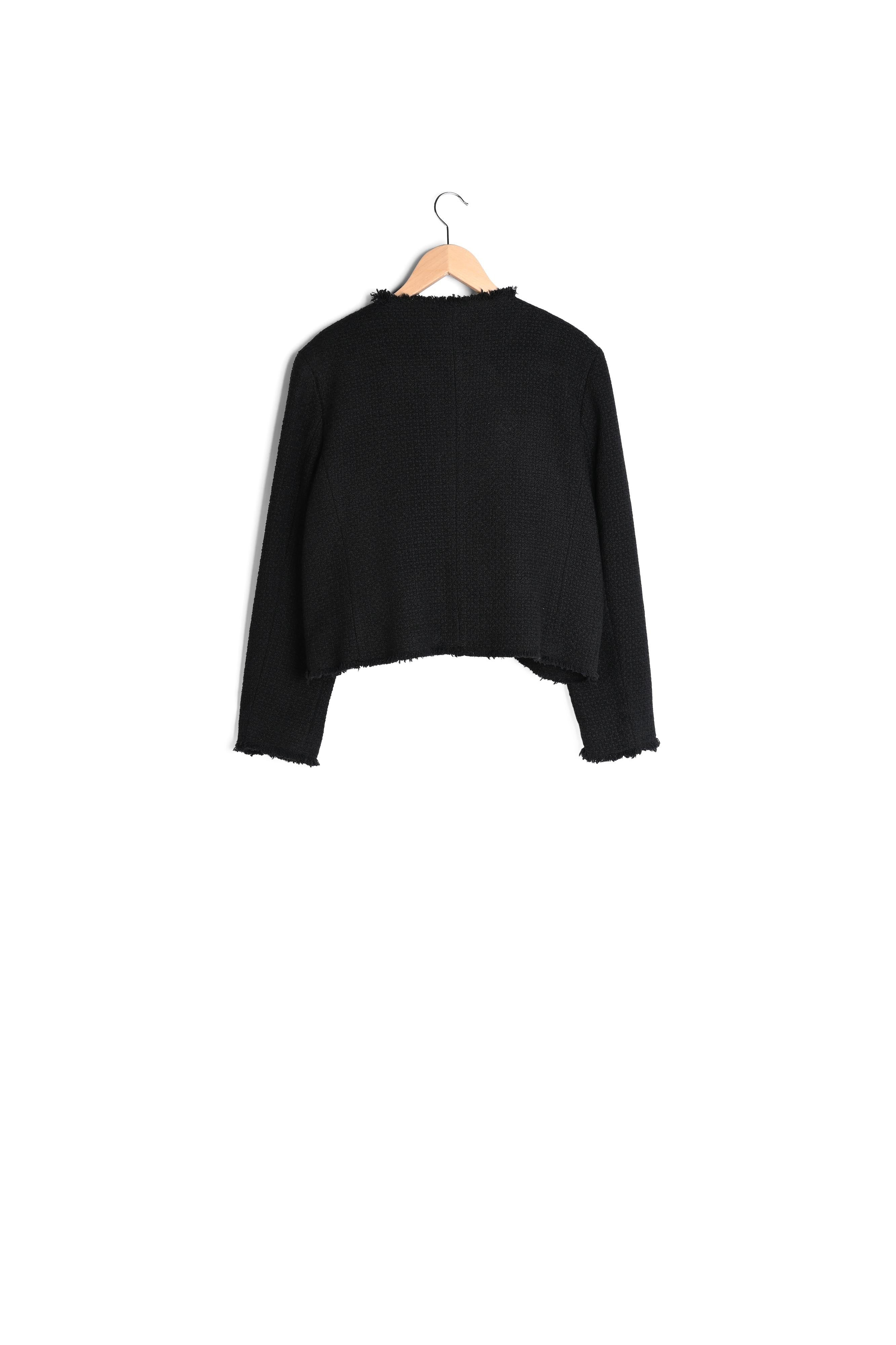 Veste en tweed à galons - NANCY Faume - seconde main