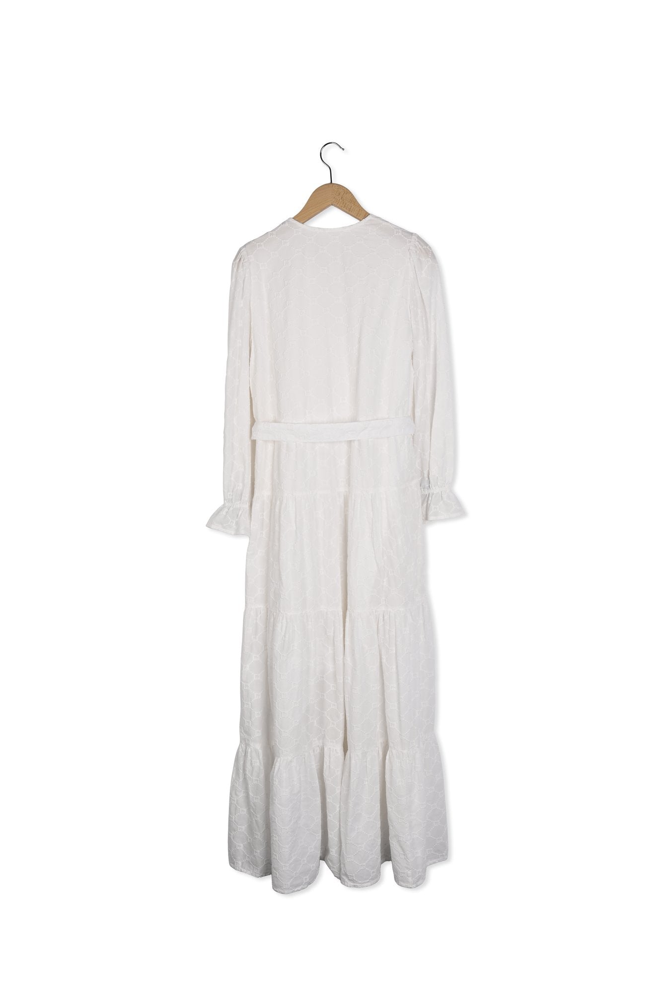 Robe longue blanche brodée - ETANN Faume - seconde main