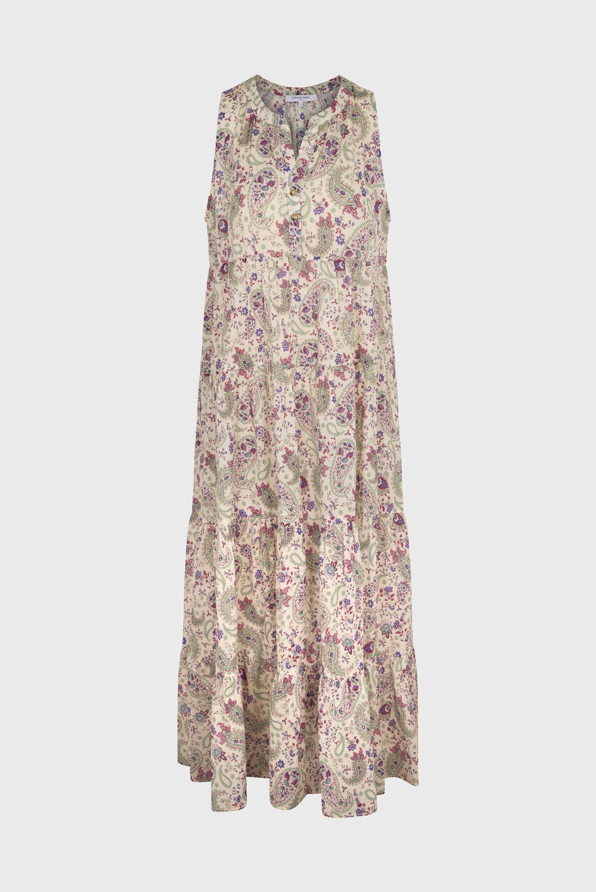 Robe longue en voile de coton - JAHNAEL Faume - seconde main