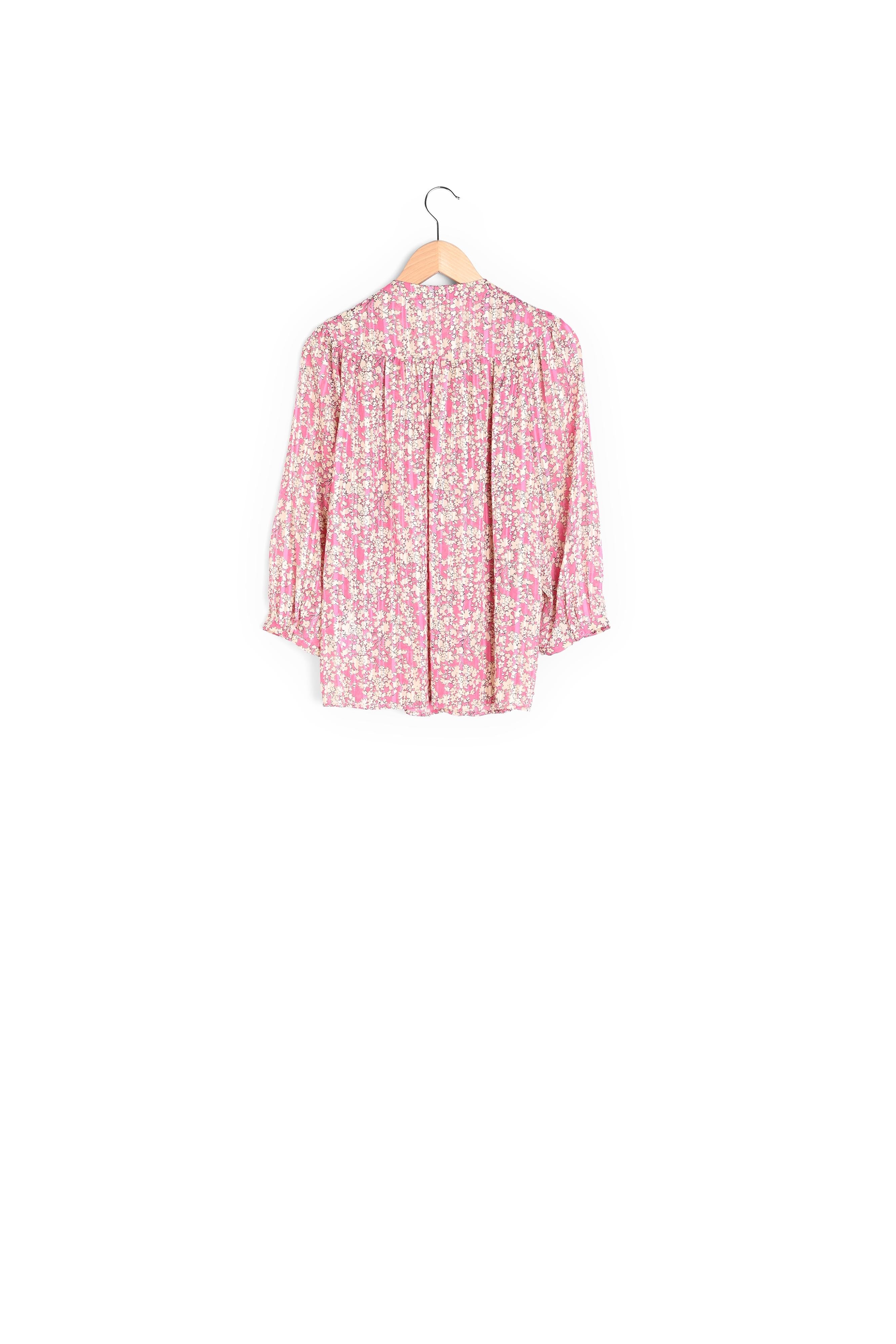 Blouse en mousseline à fleurs - COCO Faume - seconde main