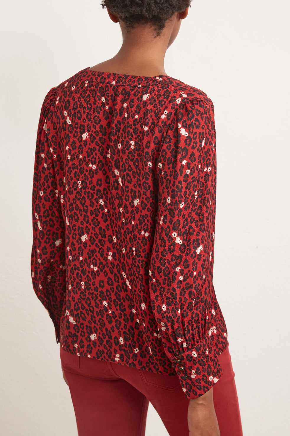 Anais - Blouse à encolure tunisienne Faume - seconde main