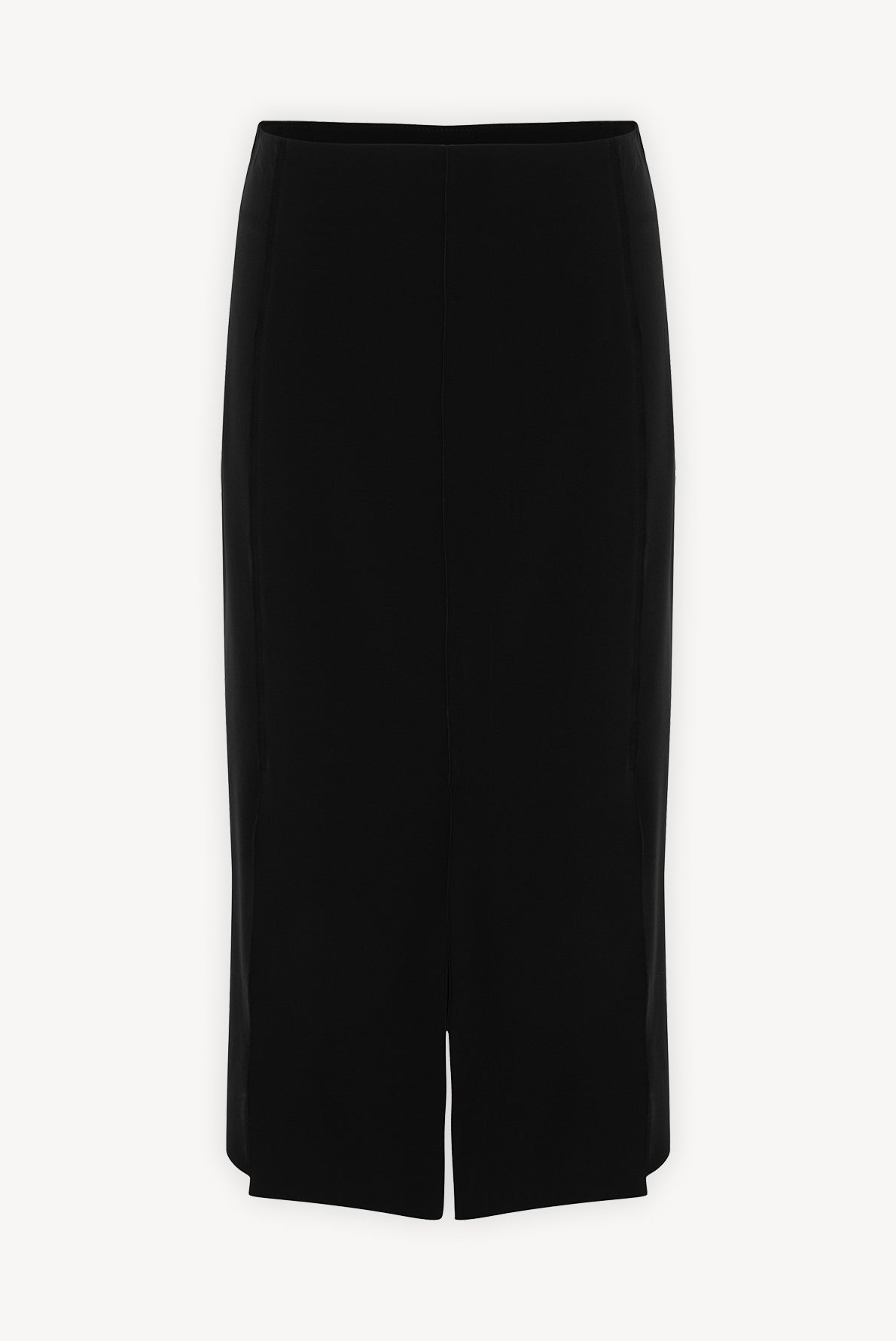 LIVIA - Jupe genoux en crêpe à panneaux Faume - seconde main