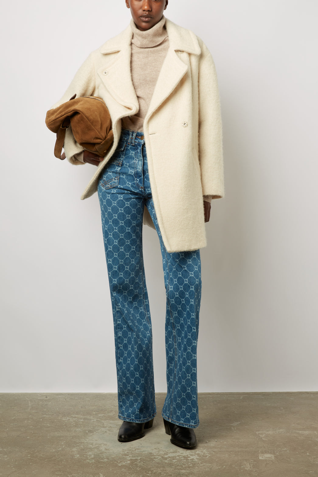 Manteau droit esprit caban - SALEHA Faume - seconde main