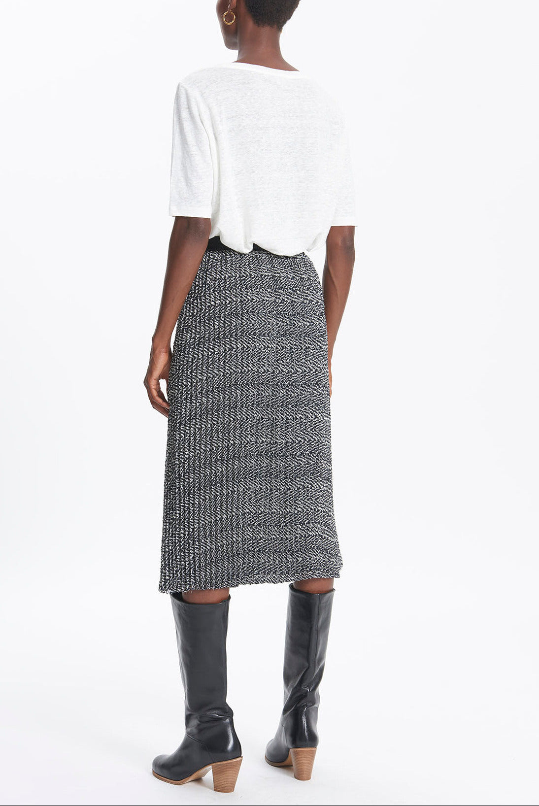 TRACEY - Jupe plissée imprimée Faume - seconde main